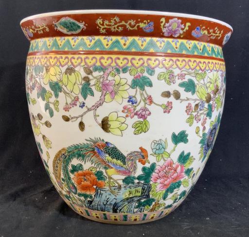 Floor Size Asian  Ceramic Planter (1 of 9)