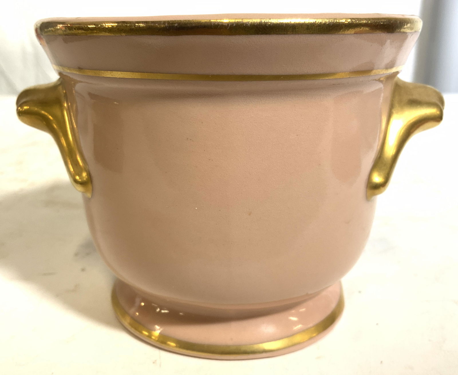 Porcelain Cache Pot W Handles (1 of 7)