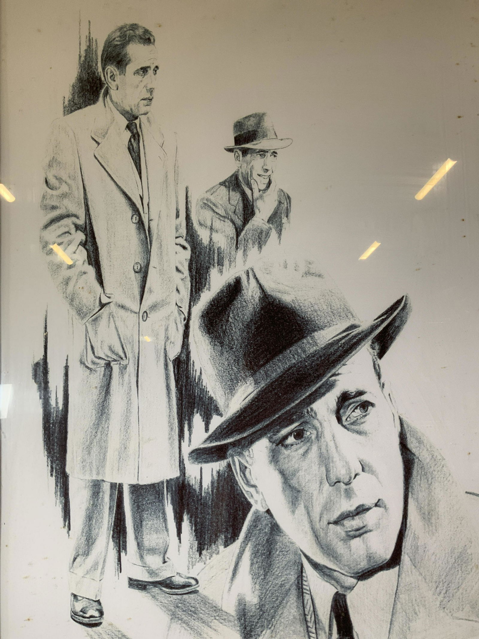 GLEN BANSE Humphrey Bogart Lithograph (1 of 7)
