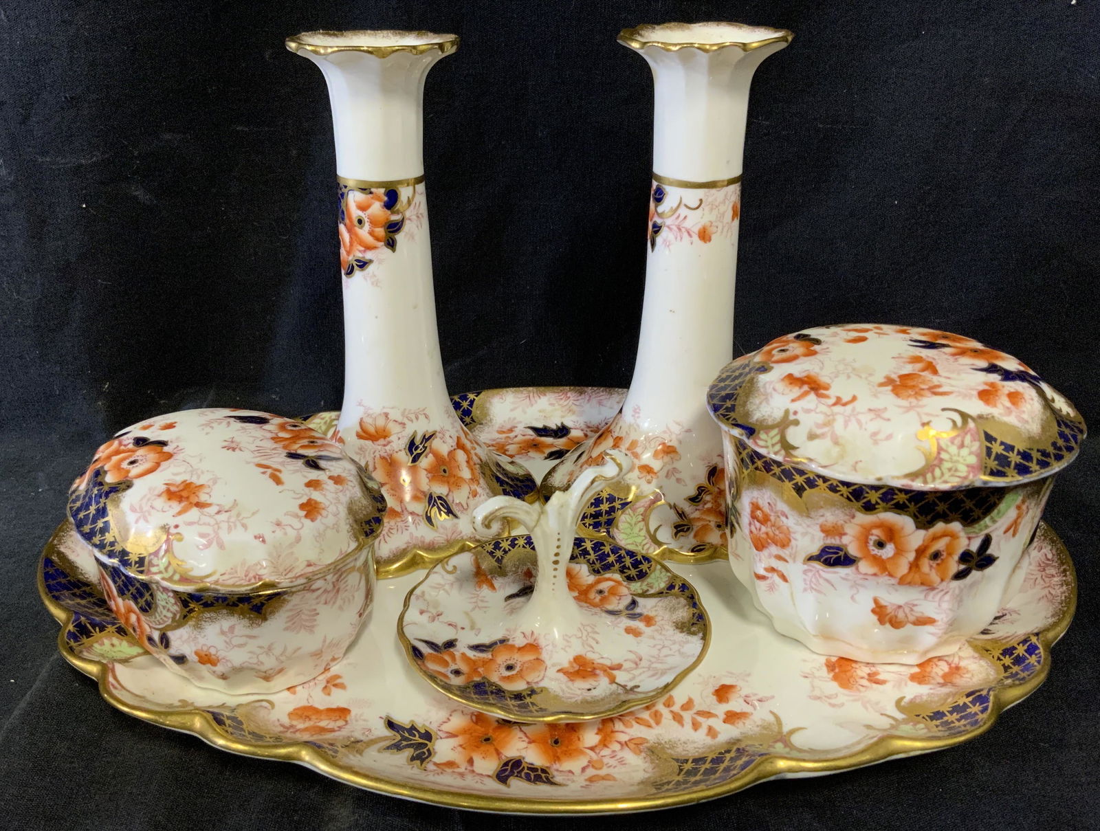 8pc Hand Painted HAMPTON Ceramic Table Setting (1 of 11)