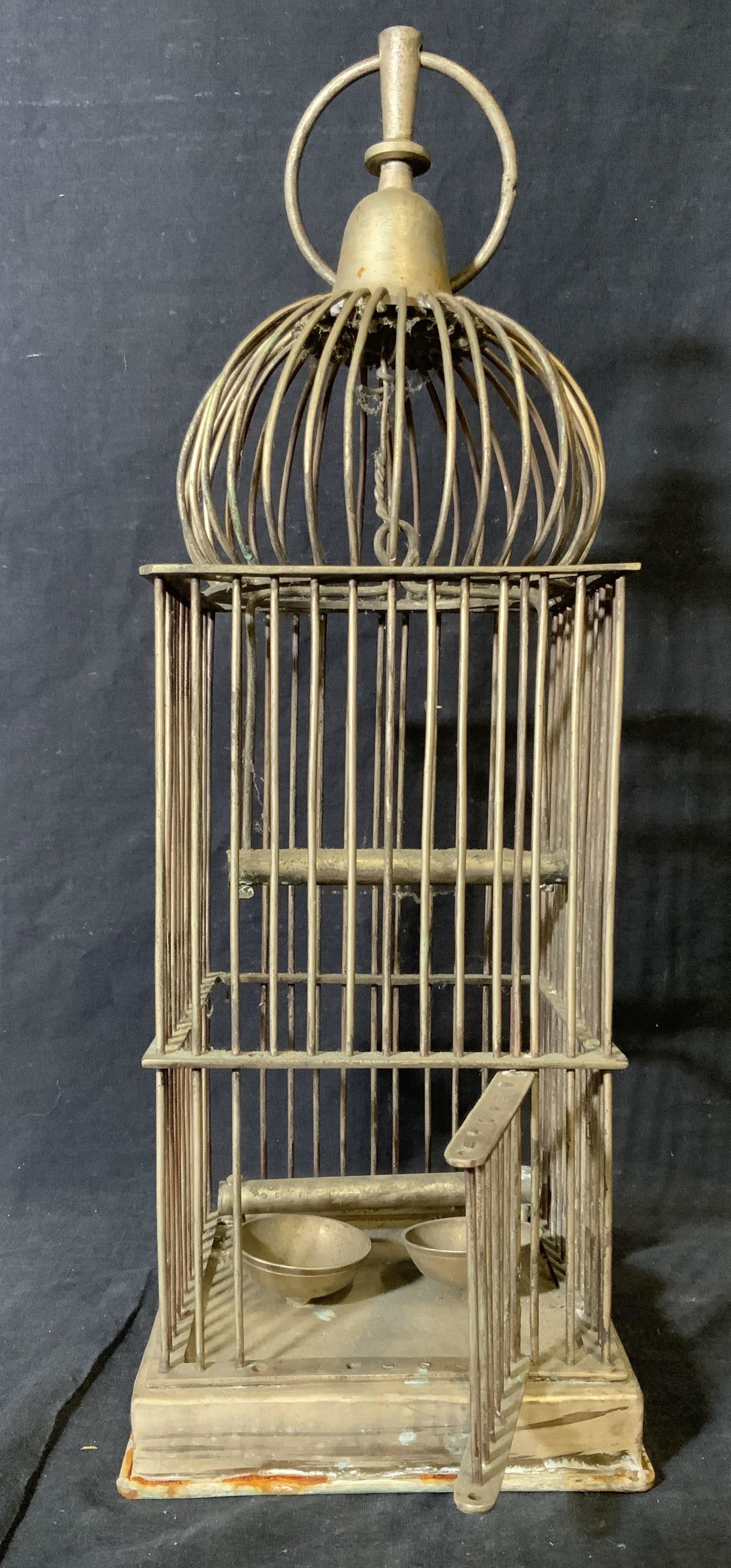 Vintage Brass Birdcage (1 of 6)
