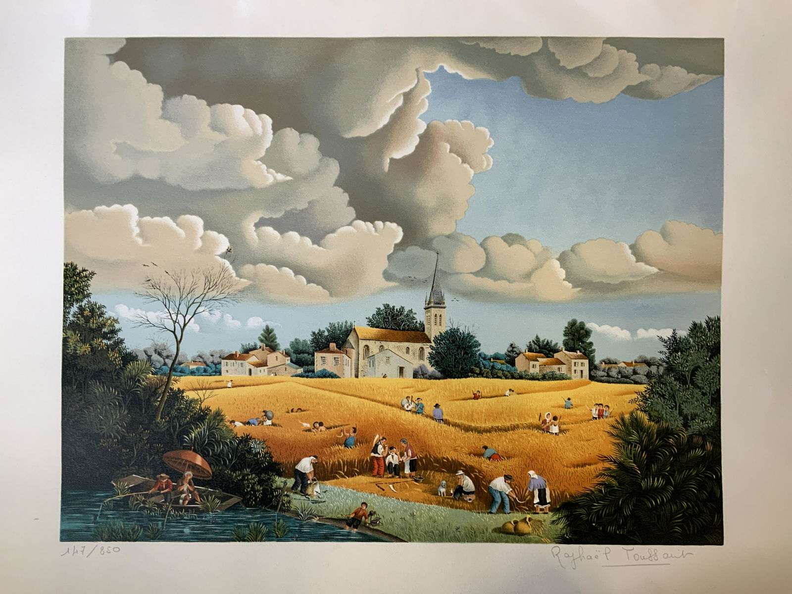 RAPHAEL TOUSSAINT Signed Ltd Ed Lithograph Artwork (1 of 7)