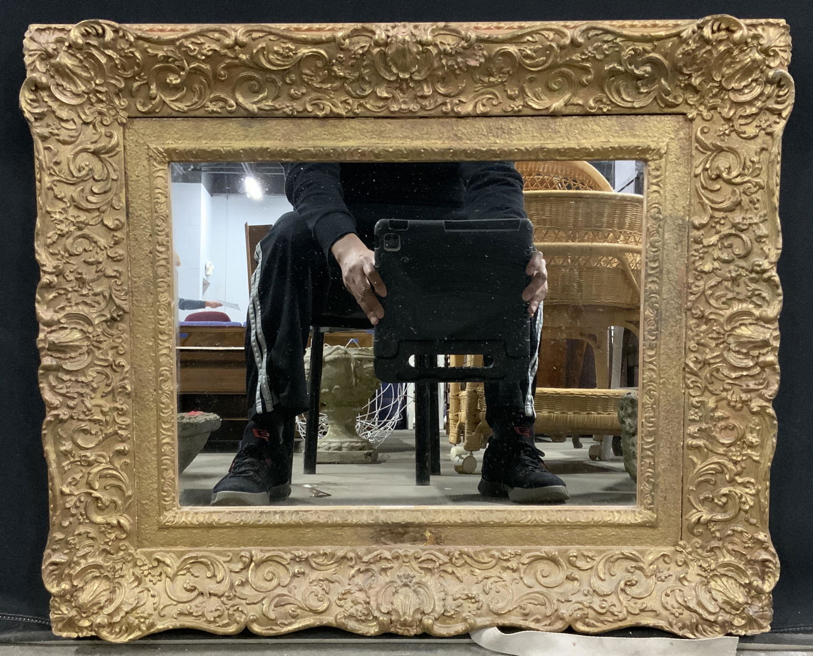 Vintage Gilt Frame Wall Mirror (1 of 10)