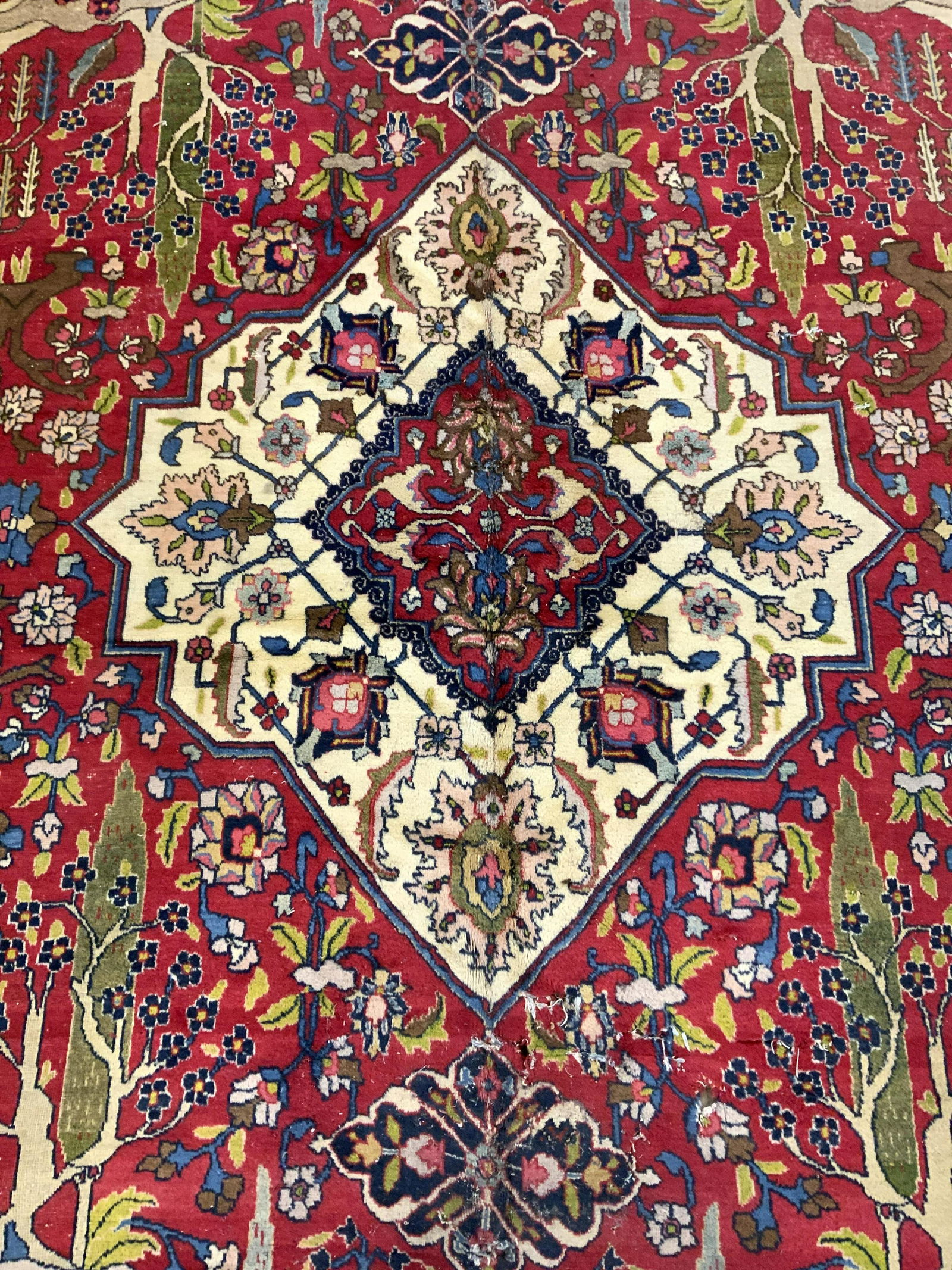 Vintage Room Size Handmade Wool Rug (1 of 12)