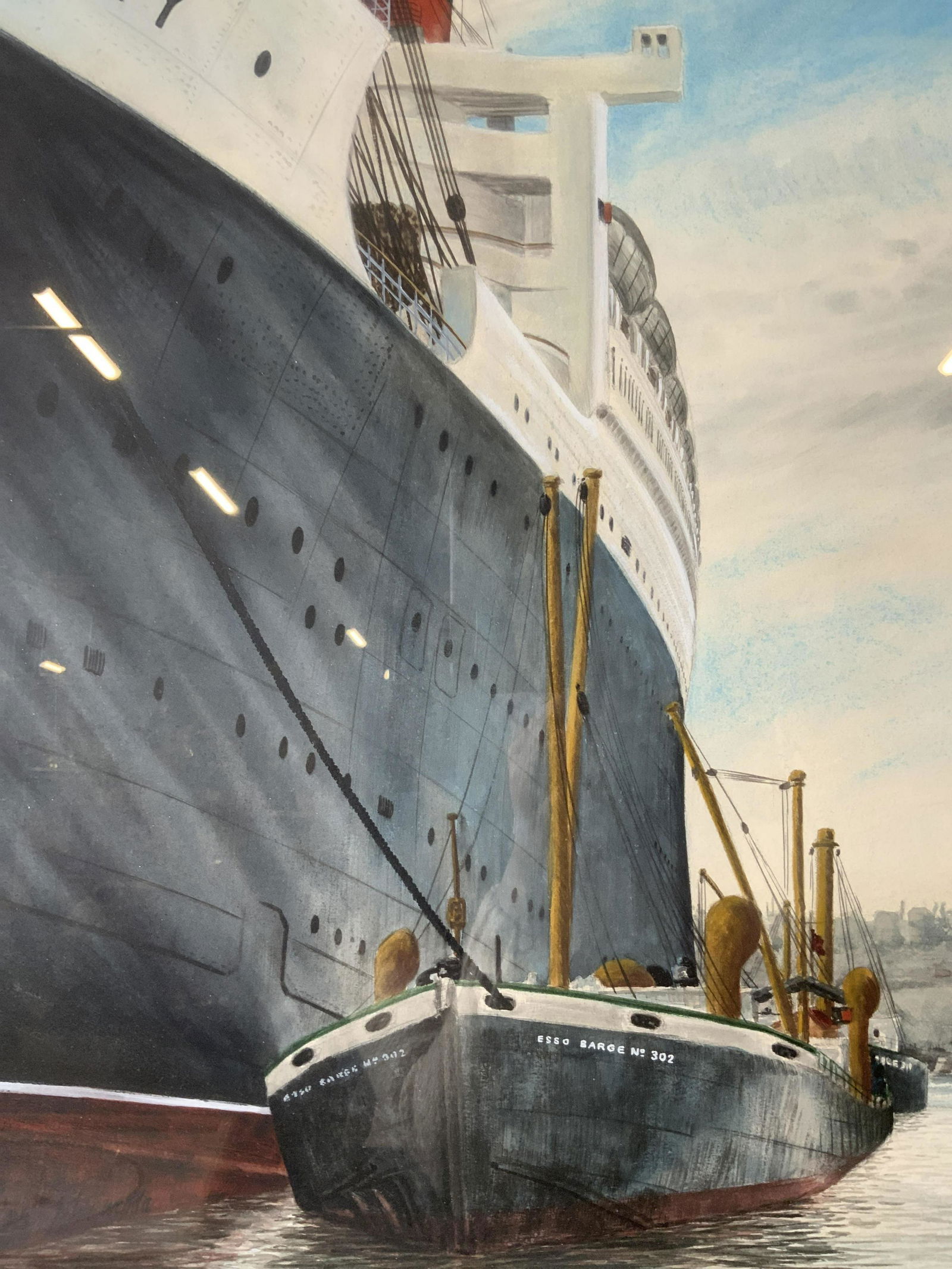 JOHN WEDDA Signed Watercolor Painting (1 of 9)