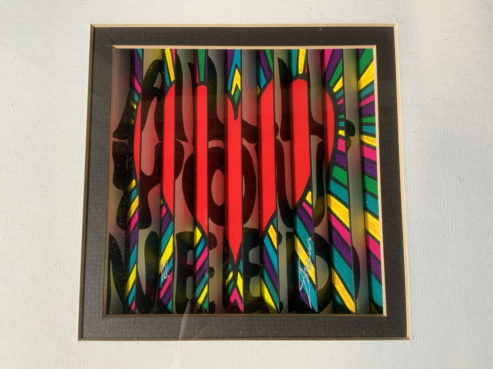 SHREM Signed All You Need Accordion Fold AP Serigraph (1 of 9)