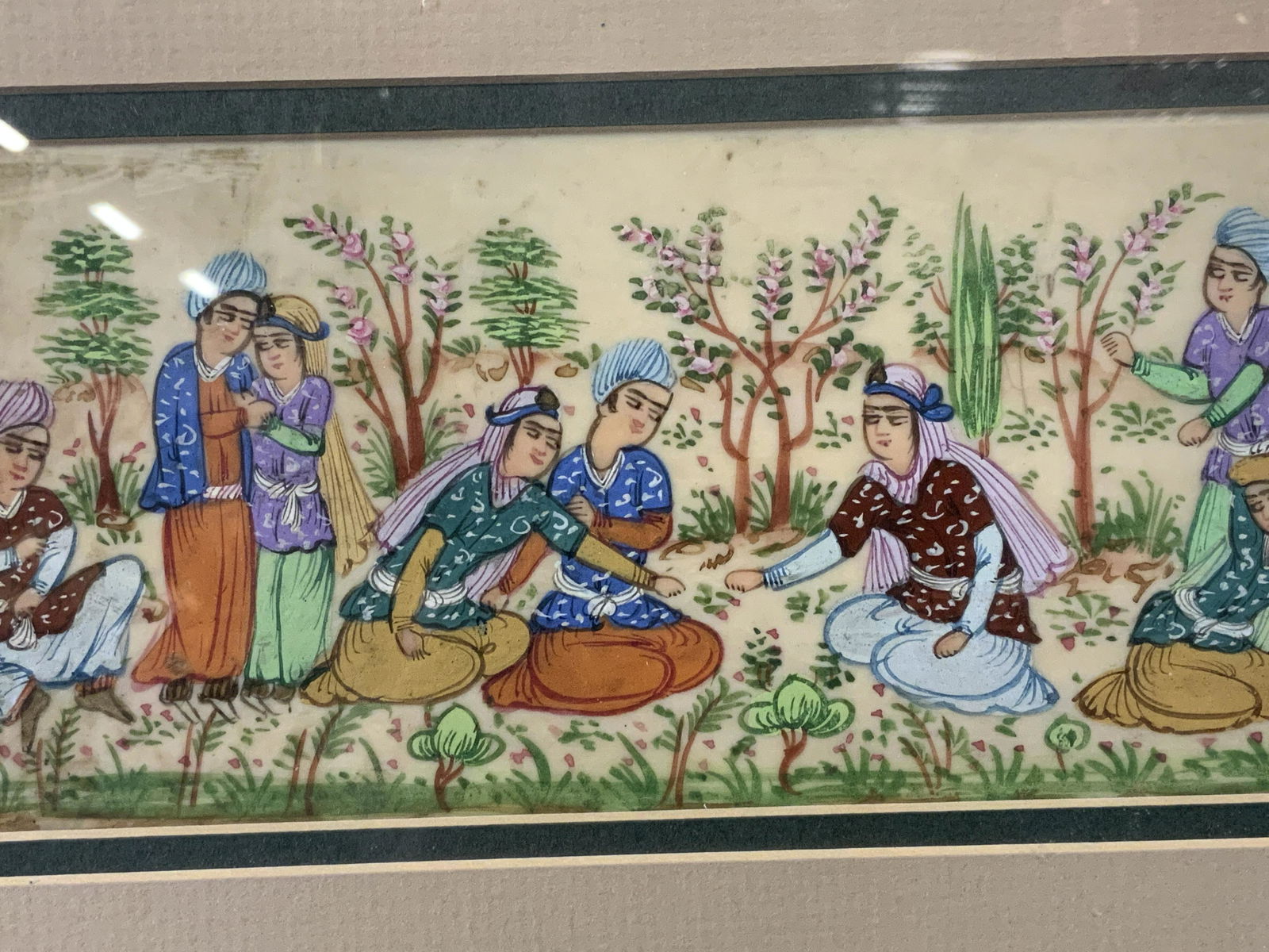 Middle Eastern Hand Painted Tile (1 of 9)