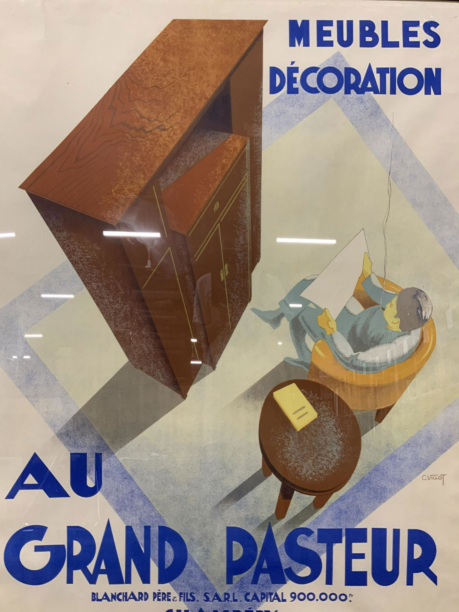 C VILLOT Grand Pasteur Lithograph (1 of 11)