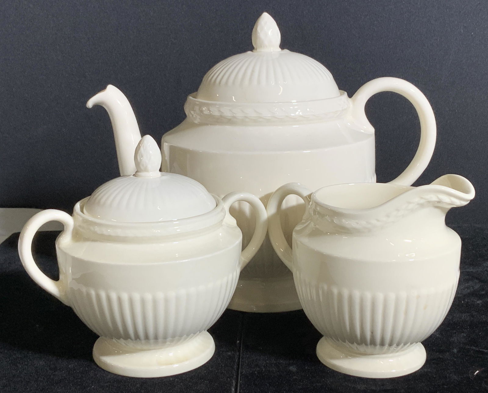 3 Piece WEDGWOOD EDME Ceramic Tea Service (1 of 10)