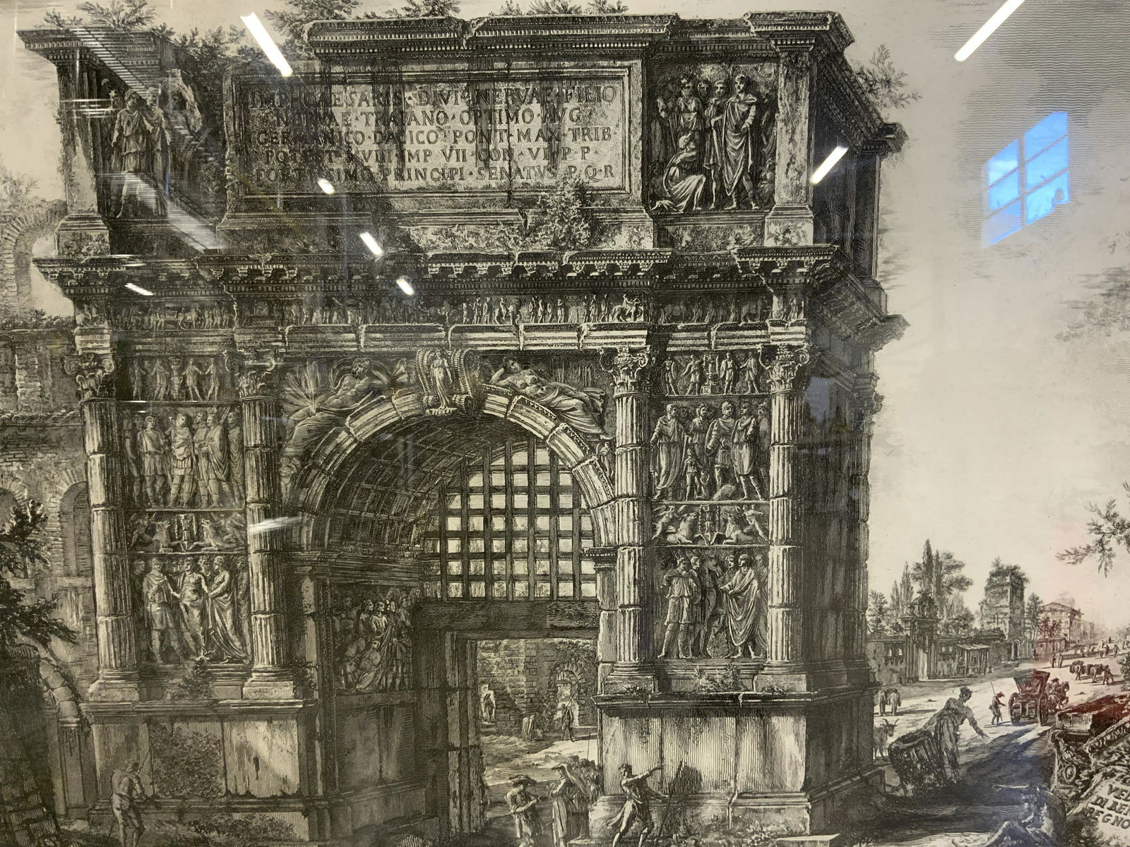 Antique Grand Scaled PIRANESI Etching, Artwork (1 of 9)