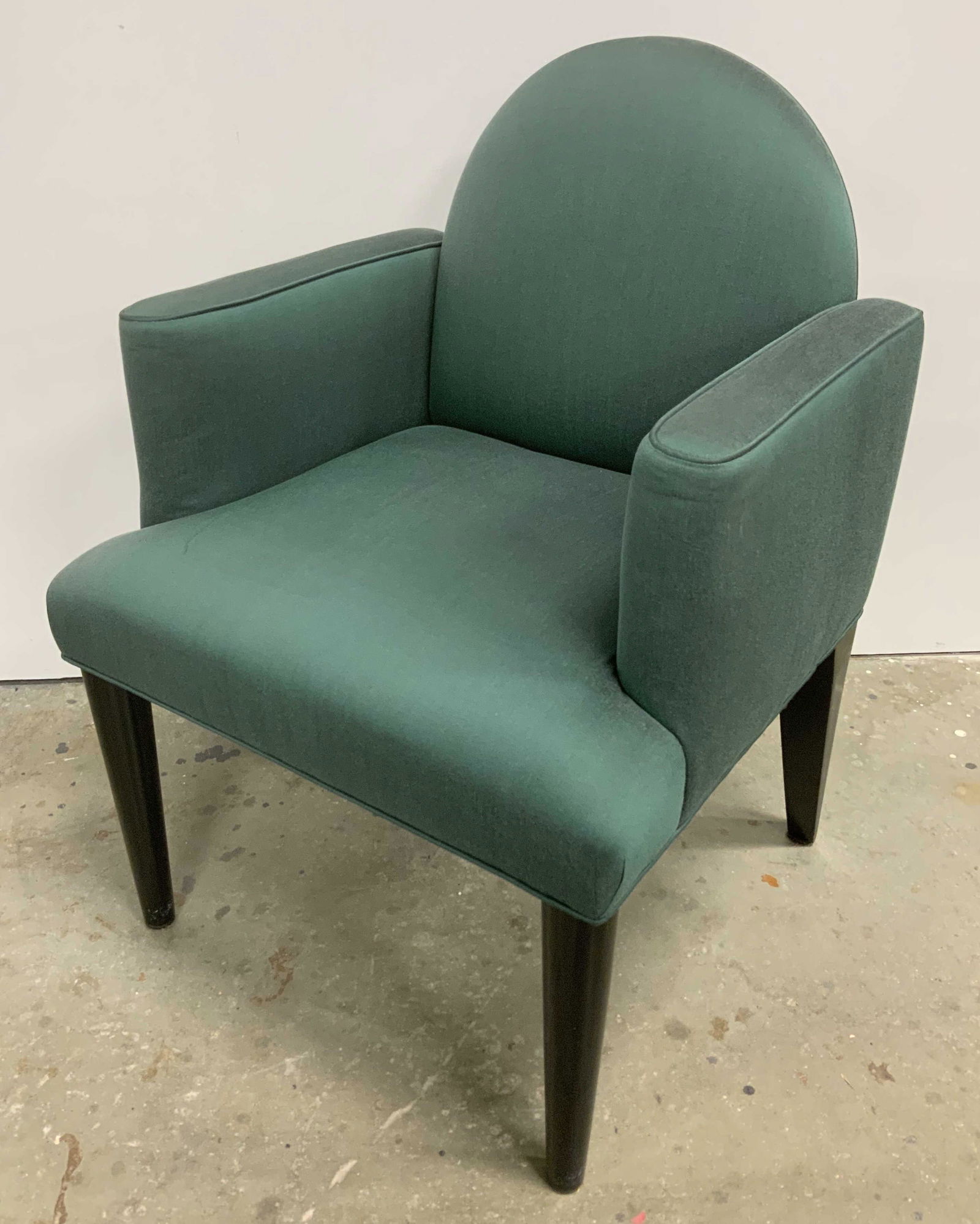 Pair Vintage Art Deco Upholstered Armchairs (1 of 11)
