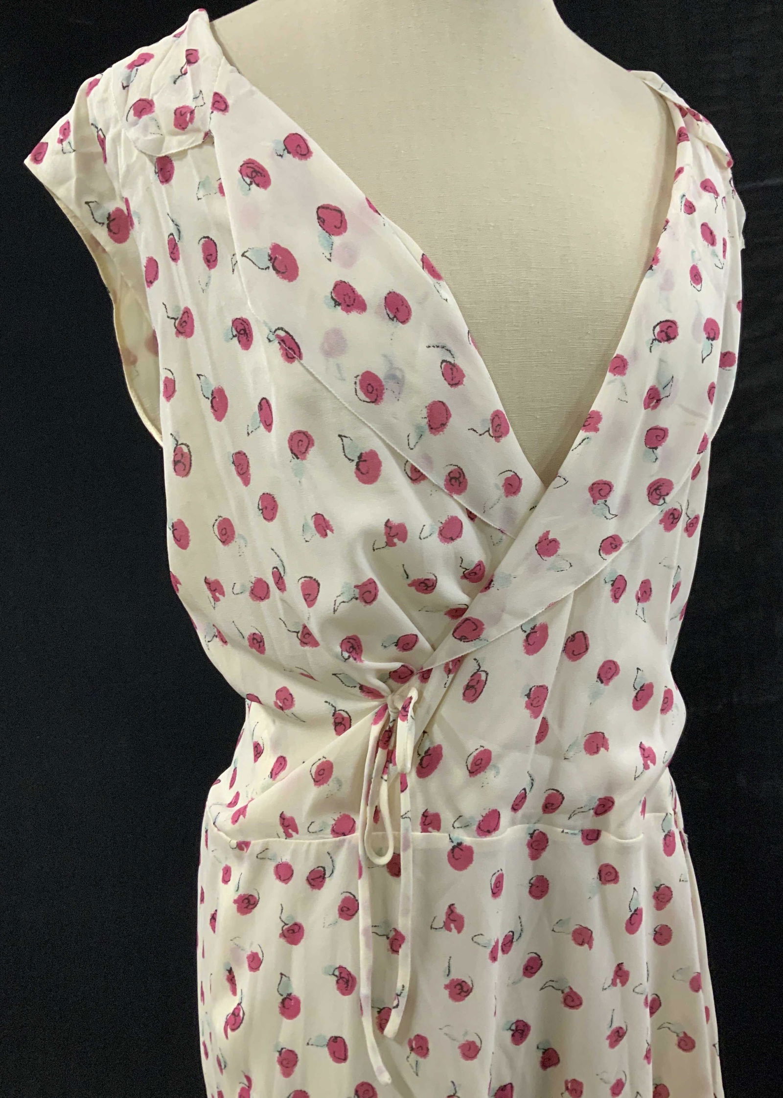 CHANEL BOUTIQUE patterned Silk Summer Dress, (1 of 11)