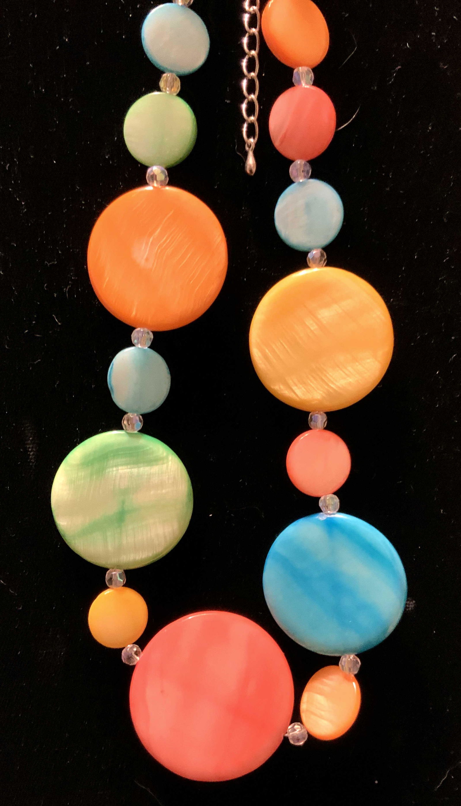 Vintage Statement Colorful Disc Jewelry Set (1 of 16)