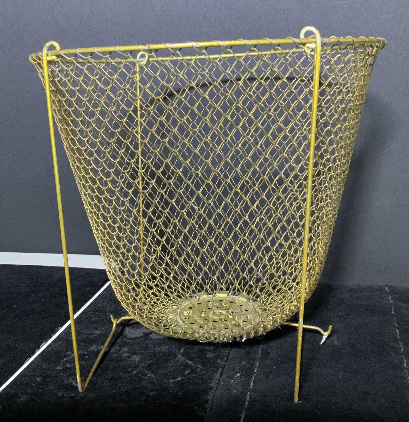 INOX WIRE Basket, Mid Century, Made in France (1 of 7)