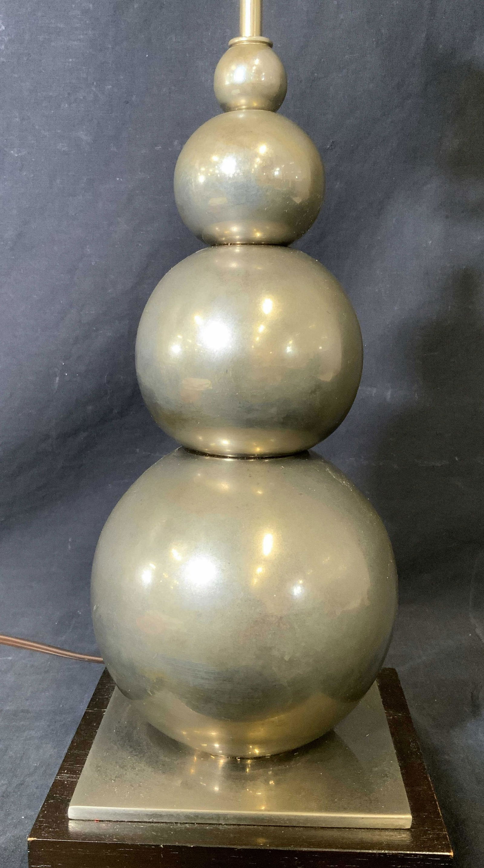 Metal Stacked Sphere Lamp (1 of 10)