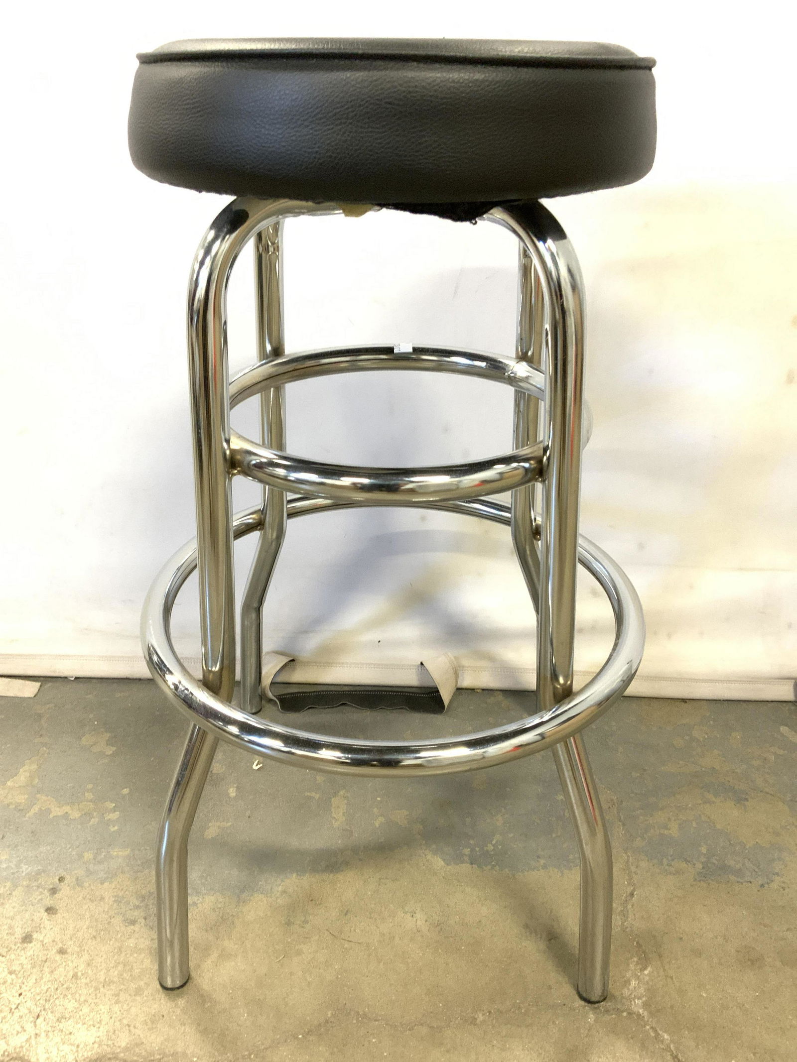 Leather Seat Upholstered Bar Stool (1 of 10)