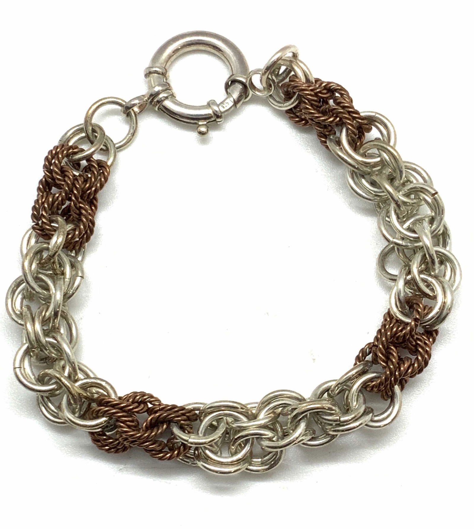Sterling Silver Chain Link Bracelet, Jewelry (1 of 9)