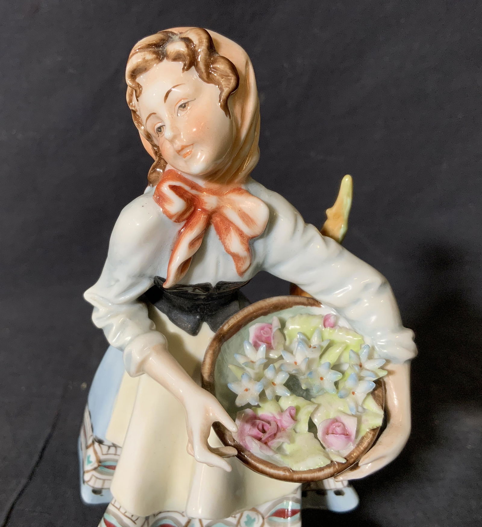 Porcelain Female Figural Statue (1 of 12)