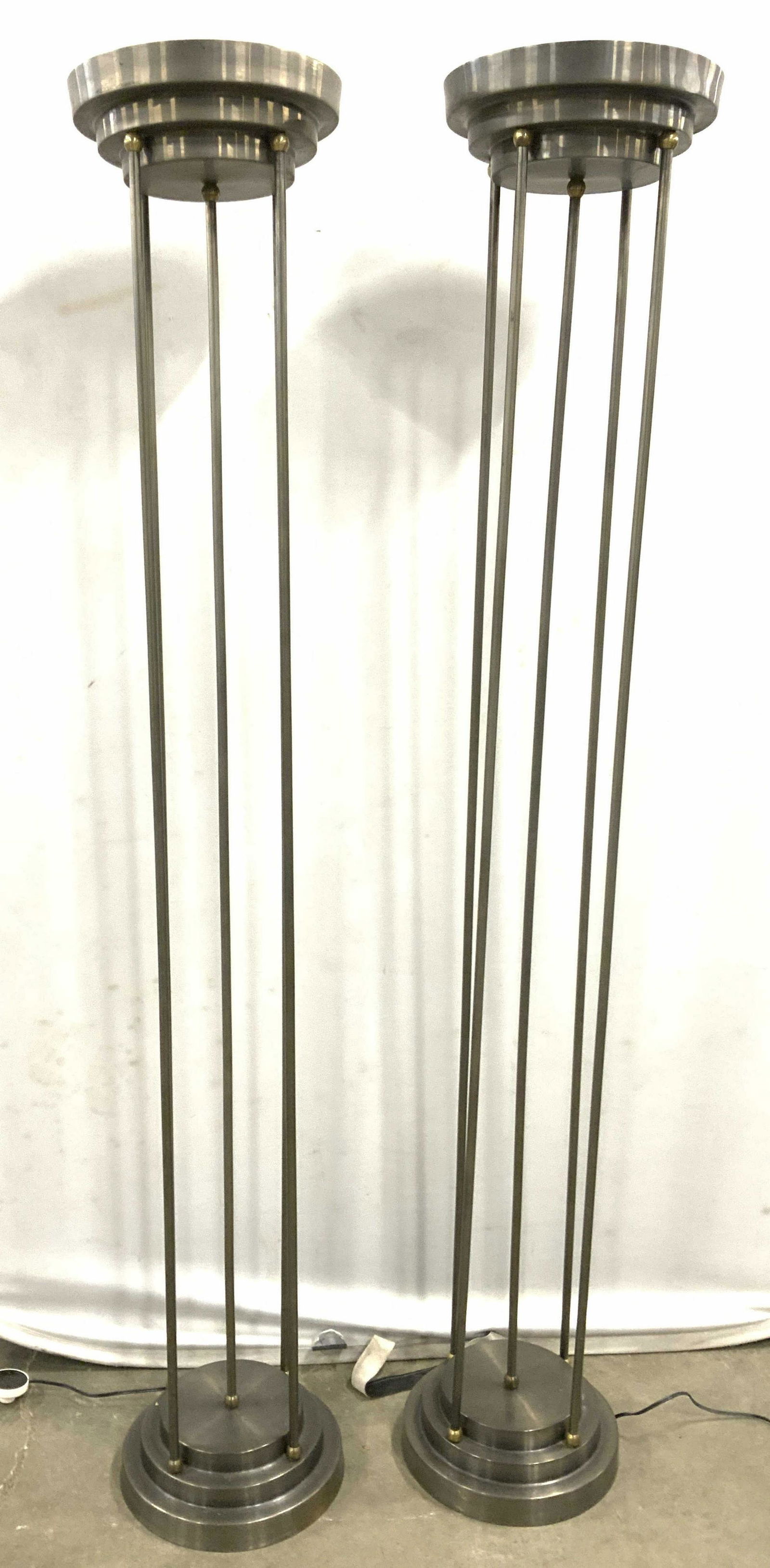 Grand Art Deco Industrial Modern Floor Lamp (1 of 10)