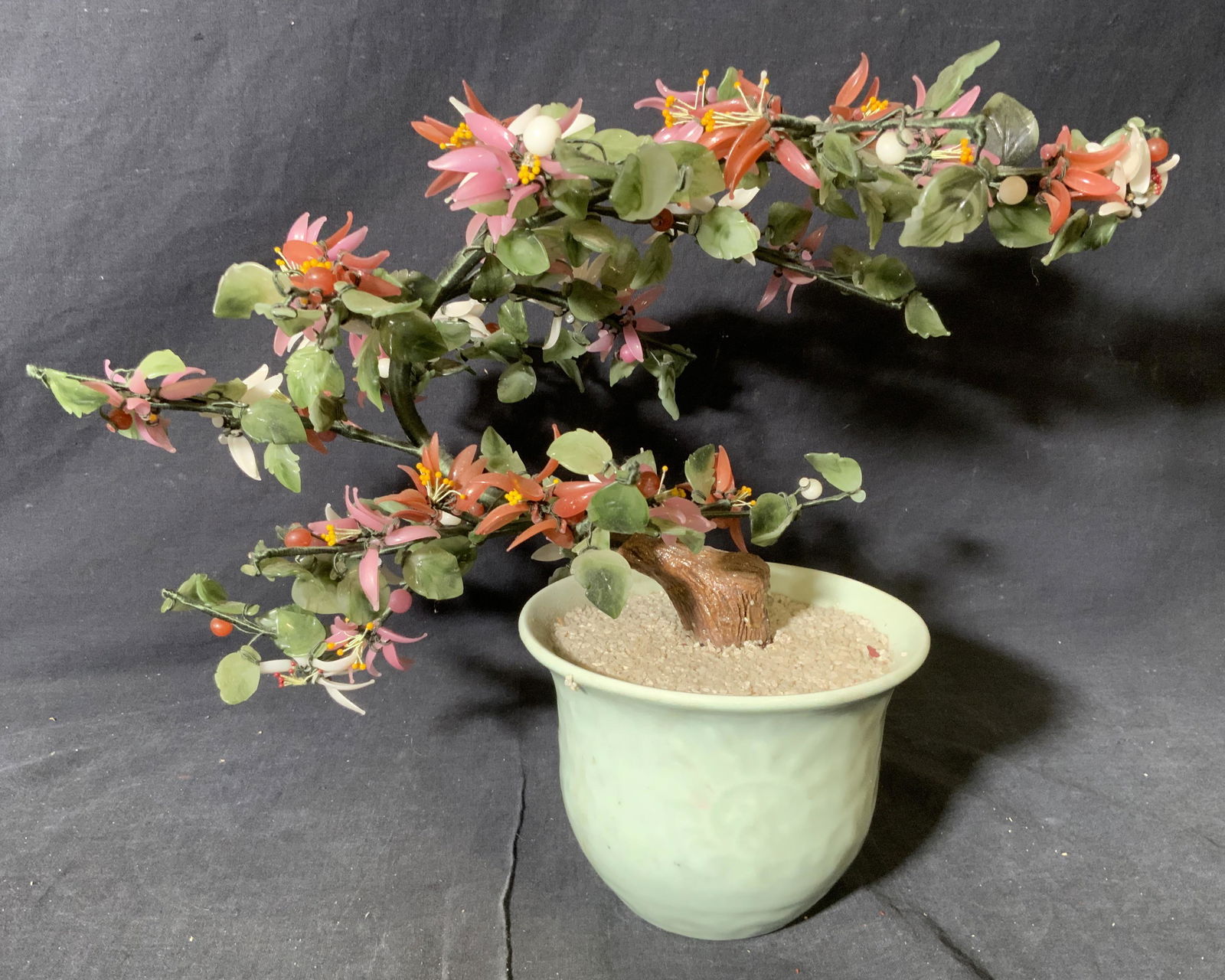 Hand Carved Natural Stone Bonsai Tree (1 of 8)