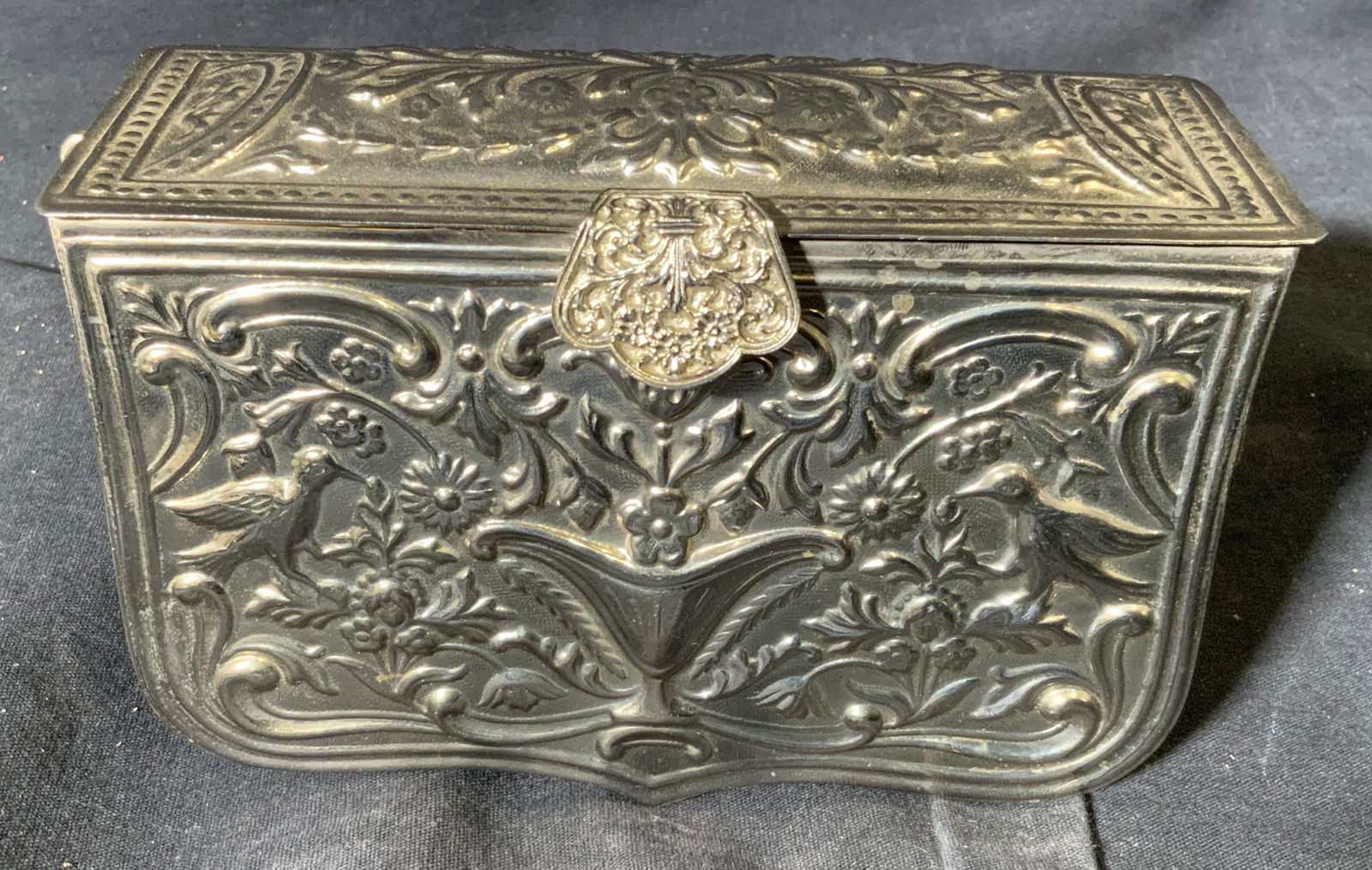 Vintage Judith Leiber Embossed Metal Clutch (1 of 8)