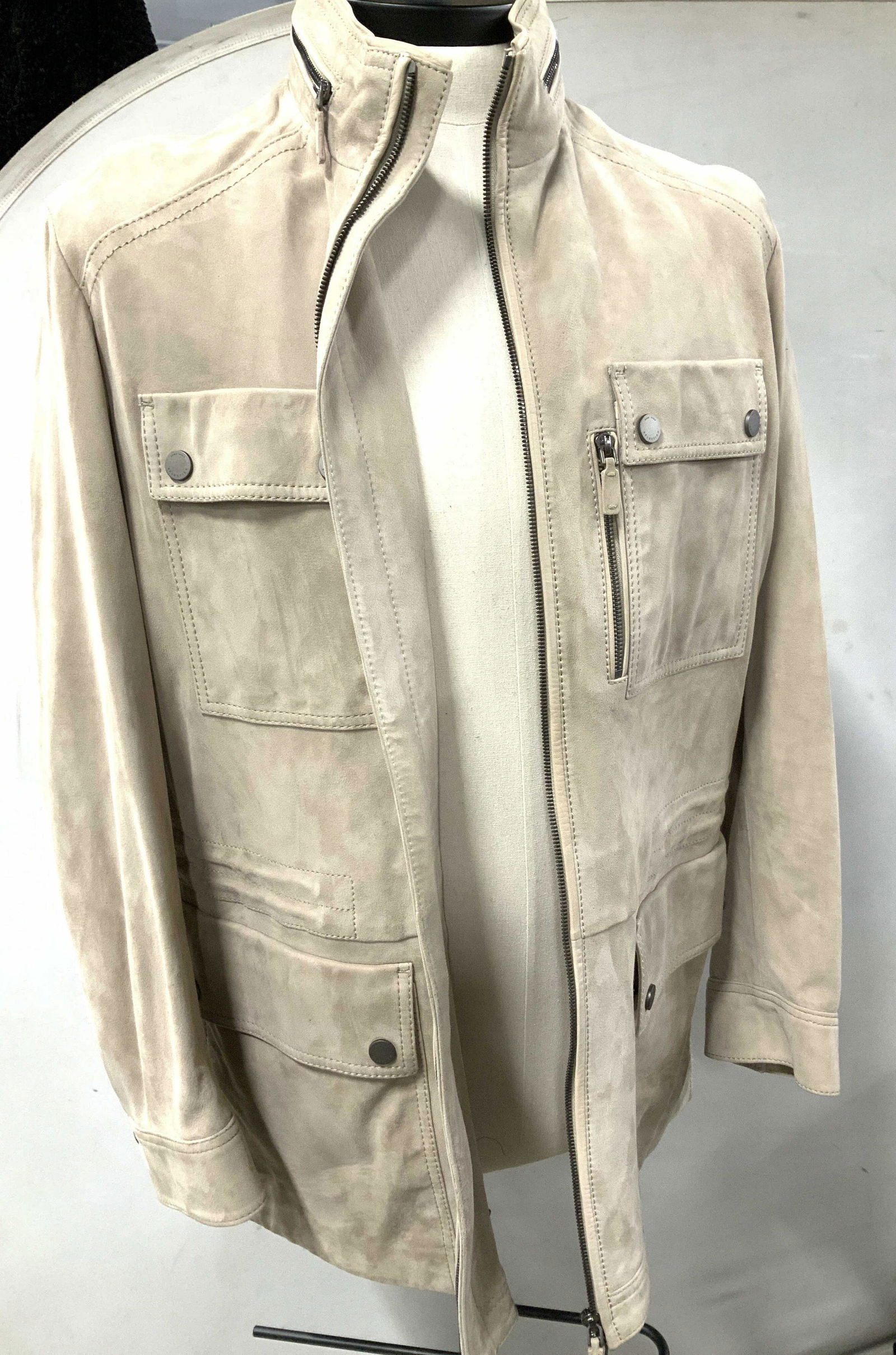 HUGO BOSS SUEDE Jacket, Men’s Plus Size (1 of 10)