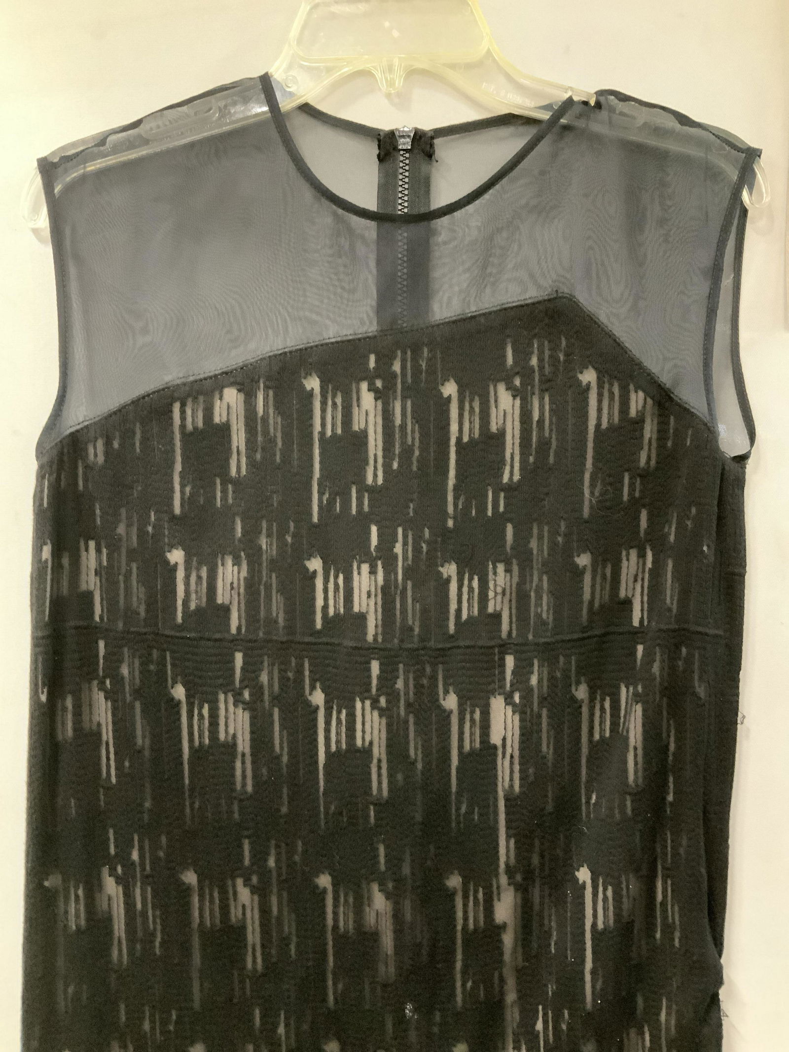 HELMUT LANG Black Sleeveless Silk Cocktail Dress (1 of 10)