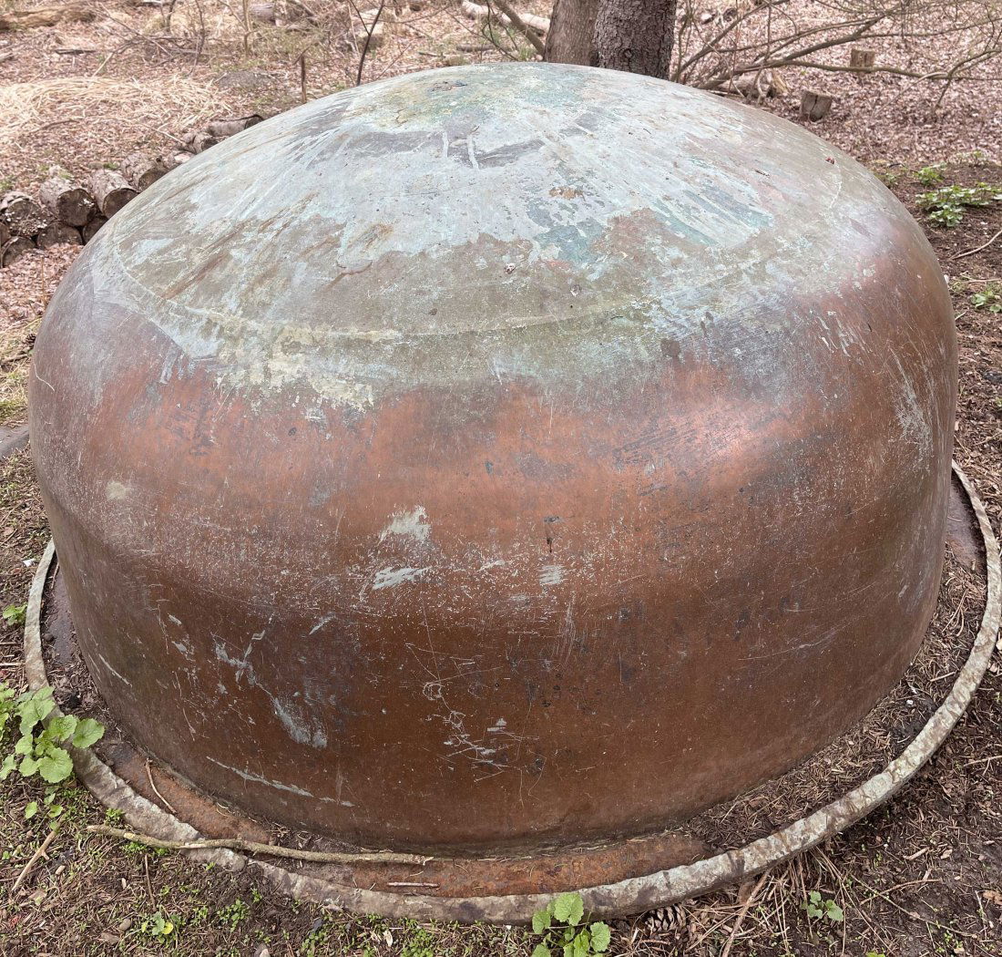 Oversized Large Solid Copper Bowl 500lbs (1 of 11)
