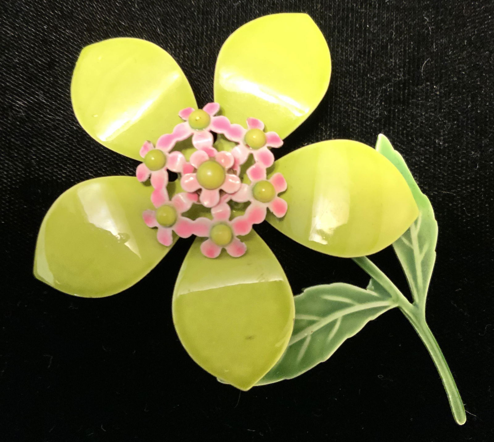 Vintage Enamel Layered Brooch (1 of 7)