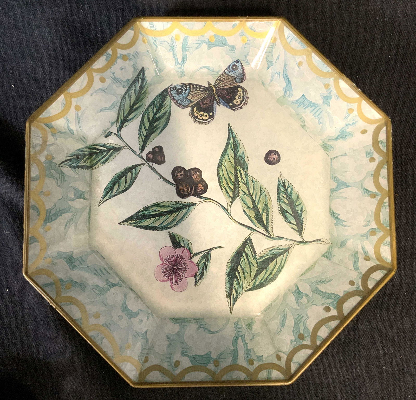 MOONLIGHTING INTERIORS ARCOROC Decoupage Plate (1 of 7)