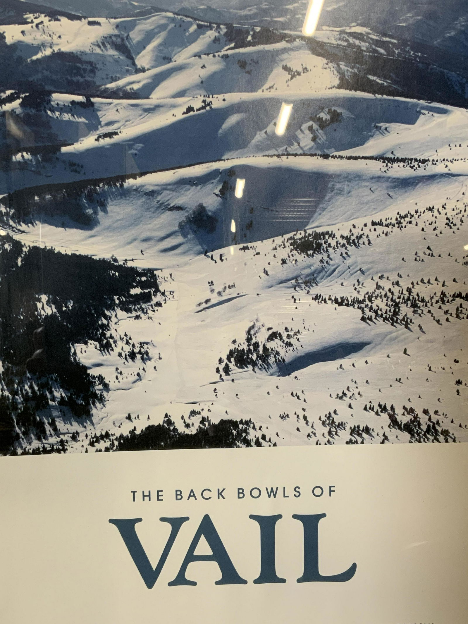 The Back Bowls of Vail Poster Artwork (1 of 9)