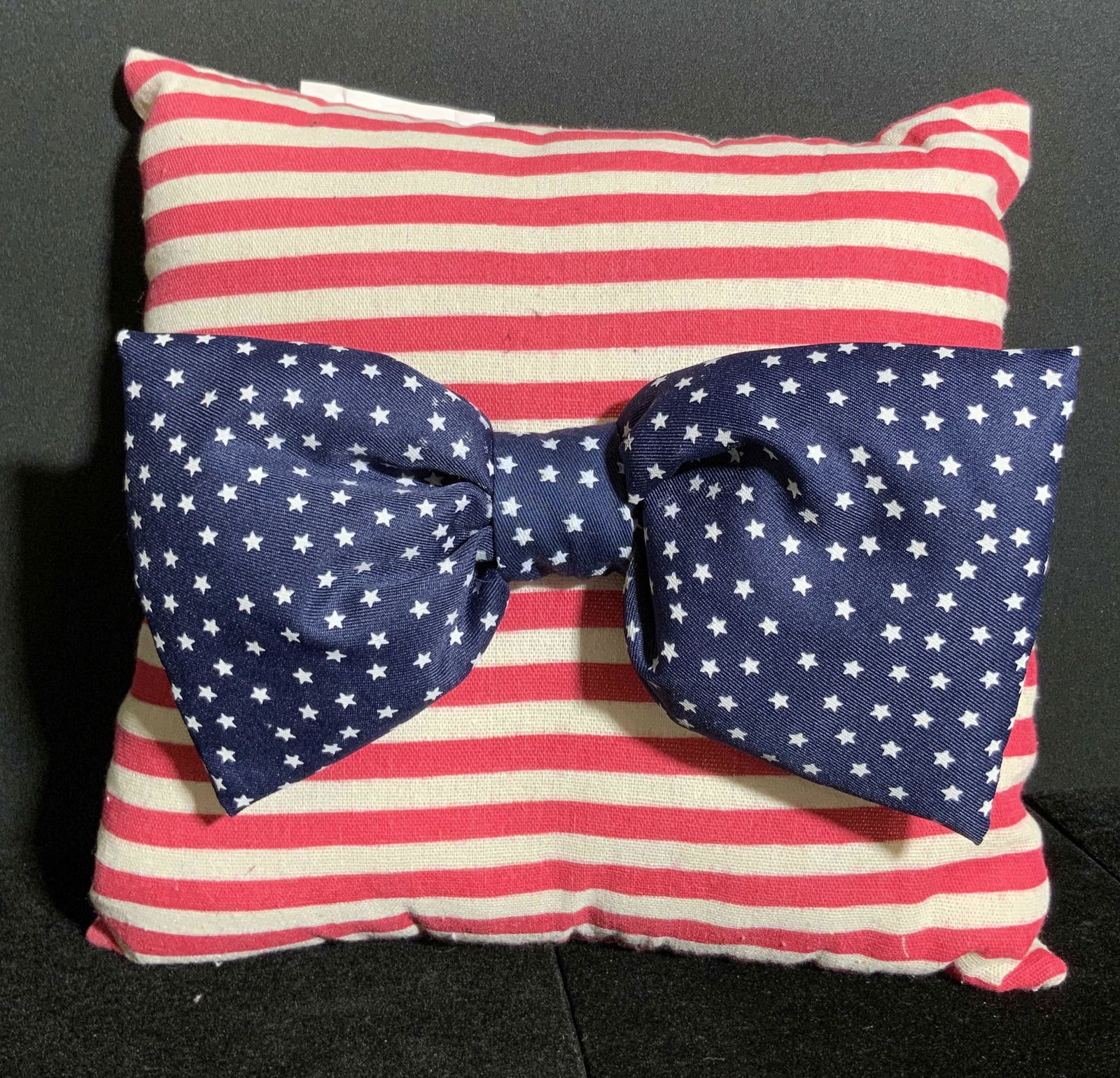 Stars & Stripes Bow Motif Throw Pillow (1 of 9)