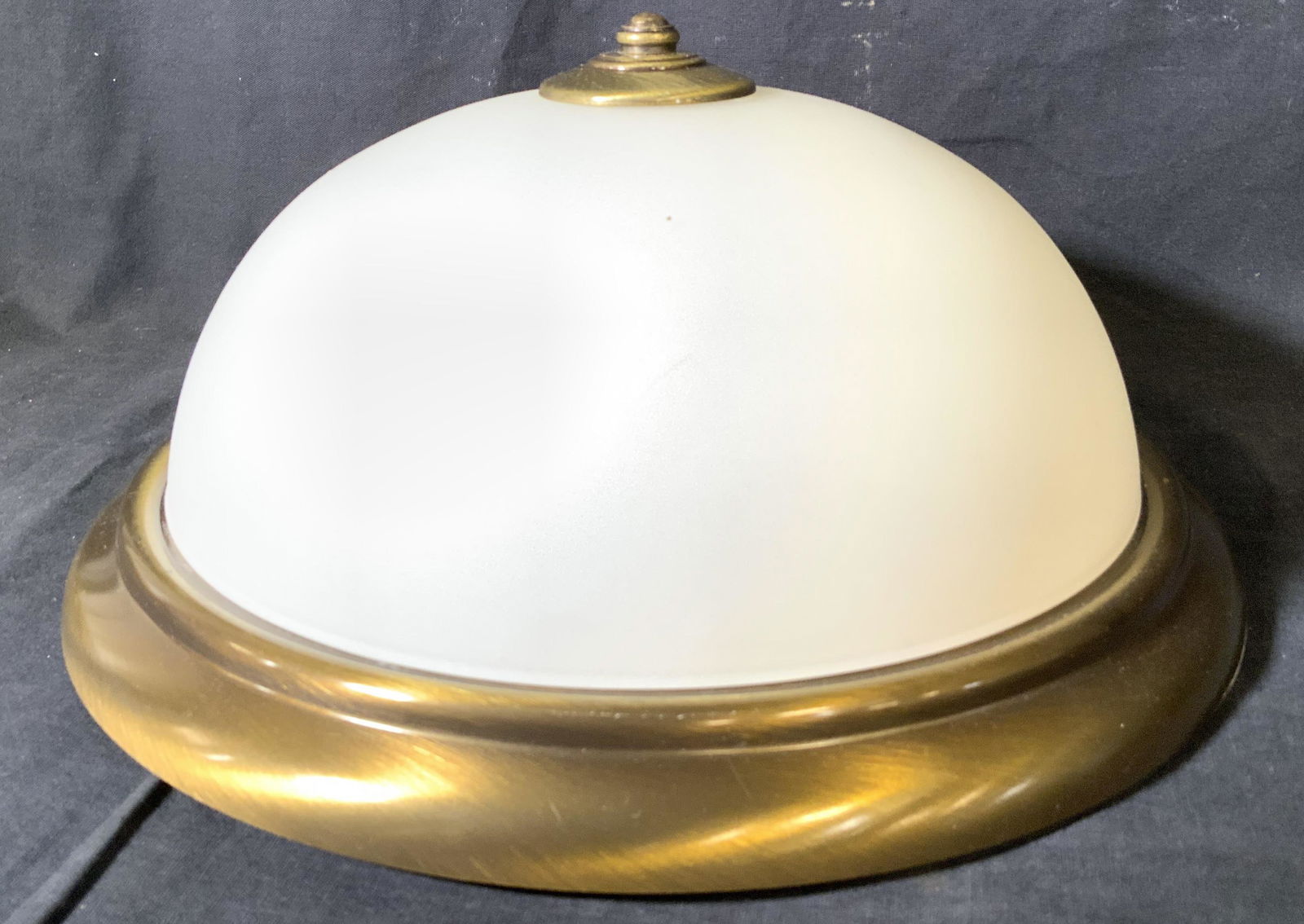 Metal & Glass Ceiling Lamp (1 of 7)