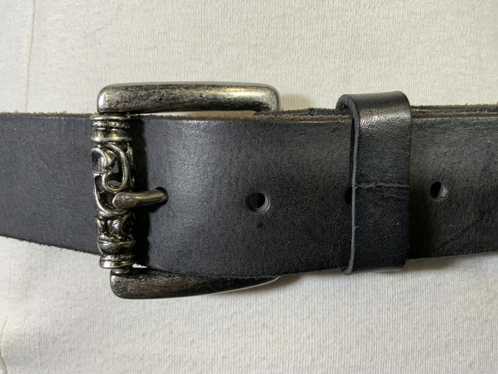 Leather & Snakeskin Belt (1 of 6)