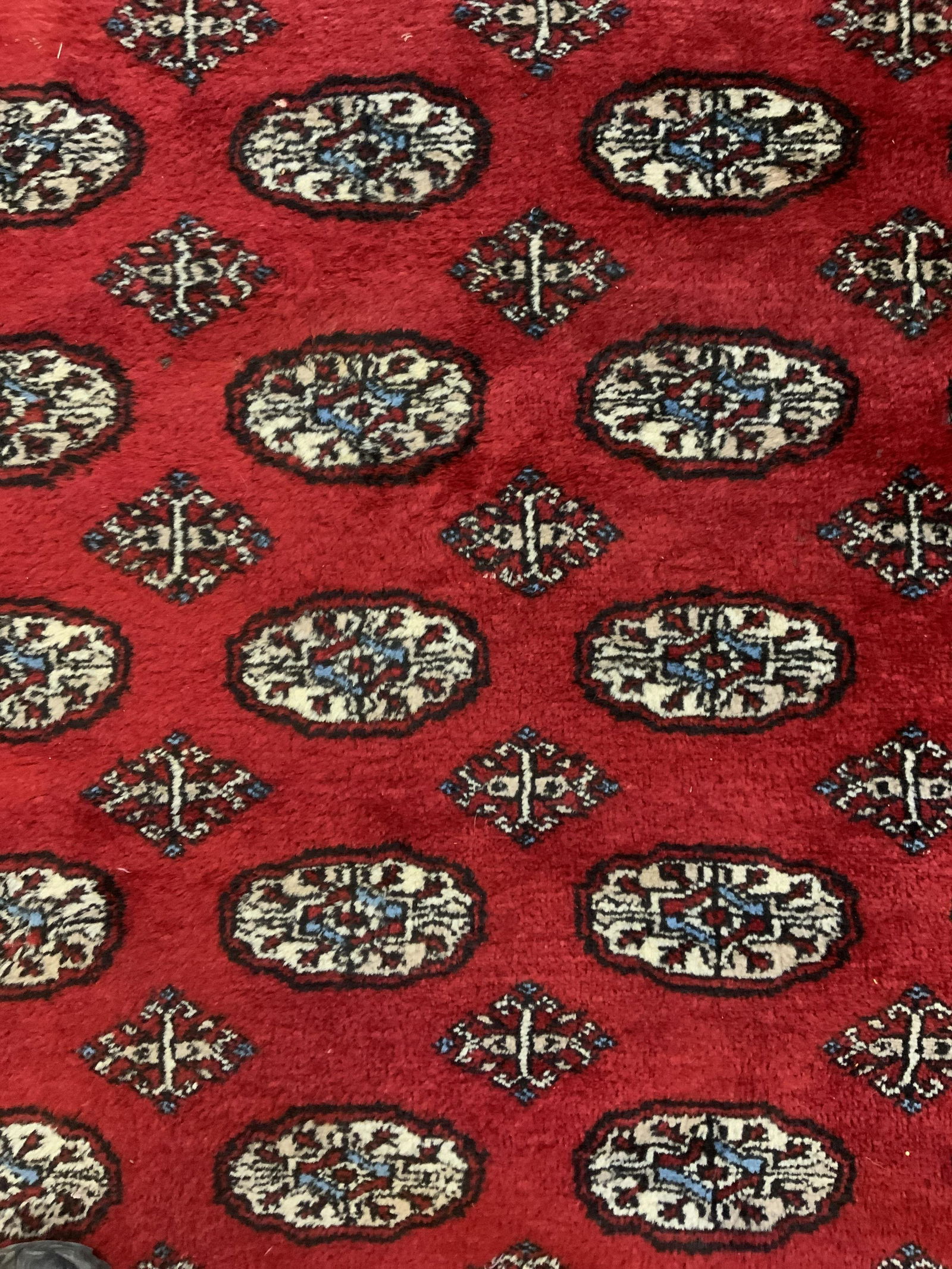Persian Wool Fringed Carpet (1 of 6)
