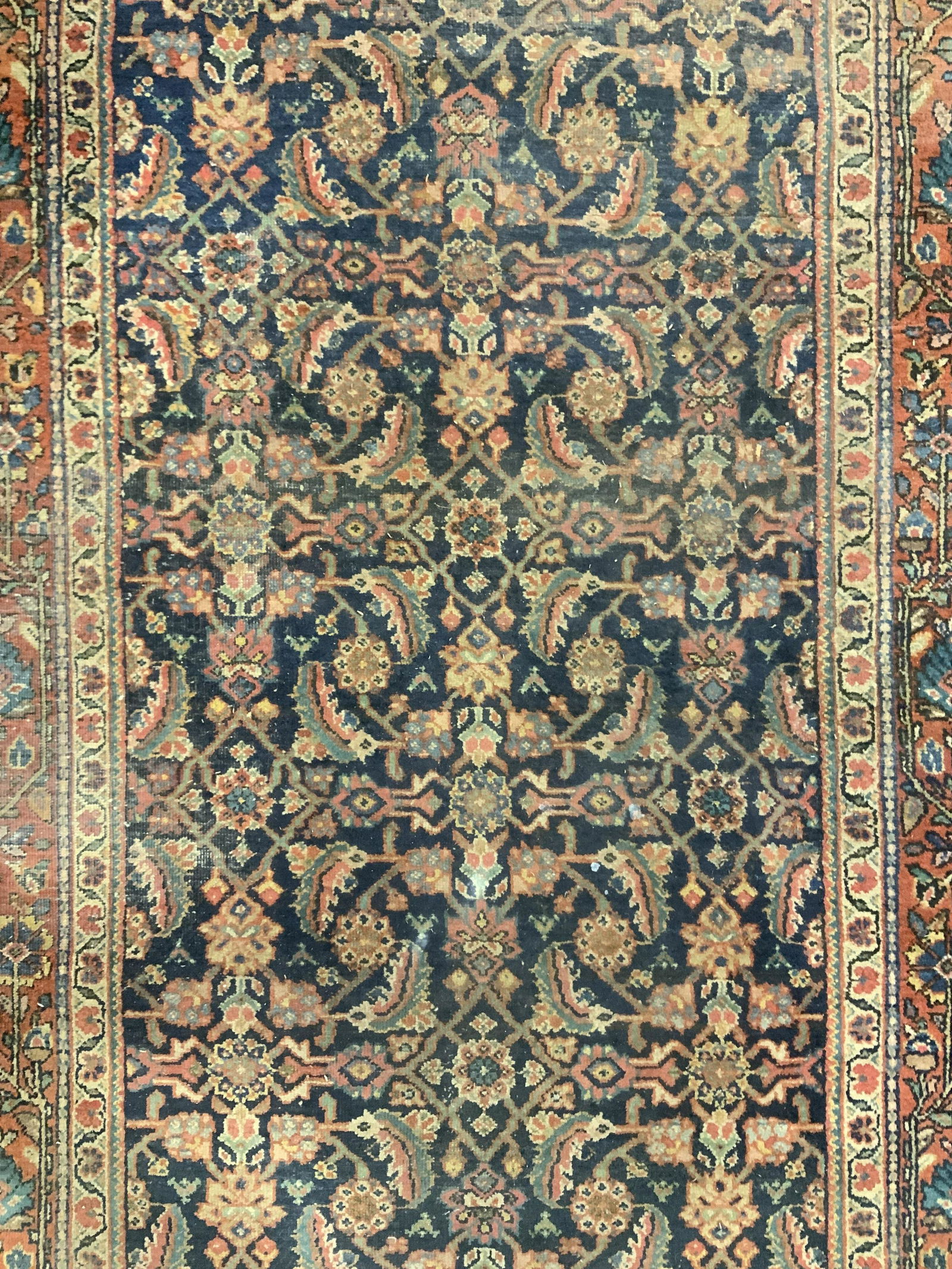 Vintage Hand Woven Oriental Wool Rug (1 of 8)