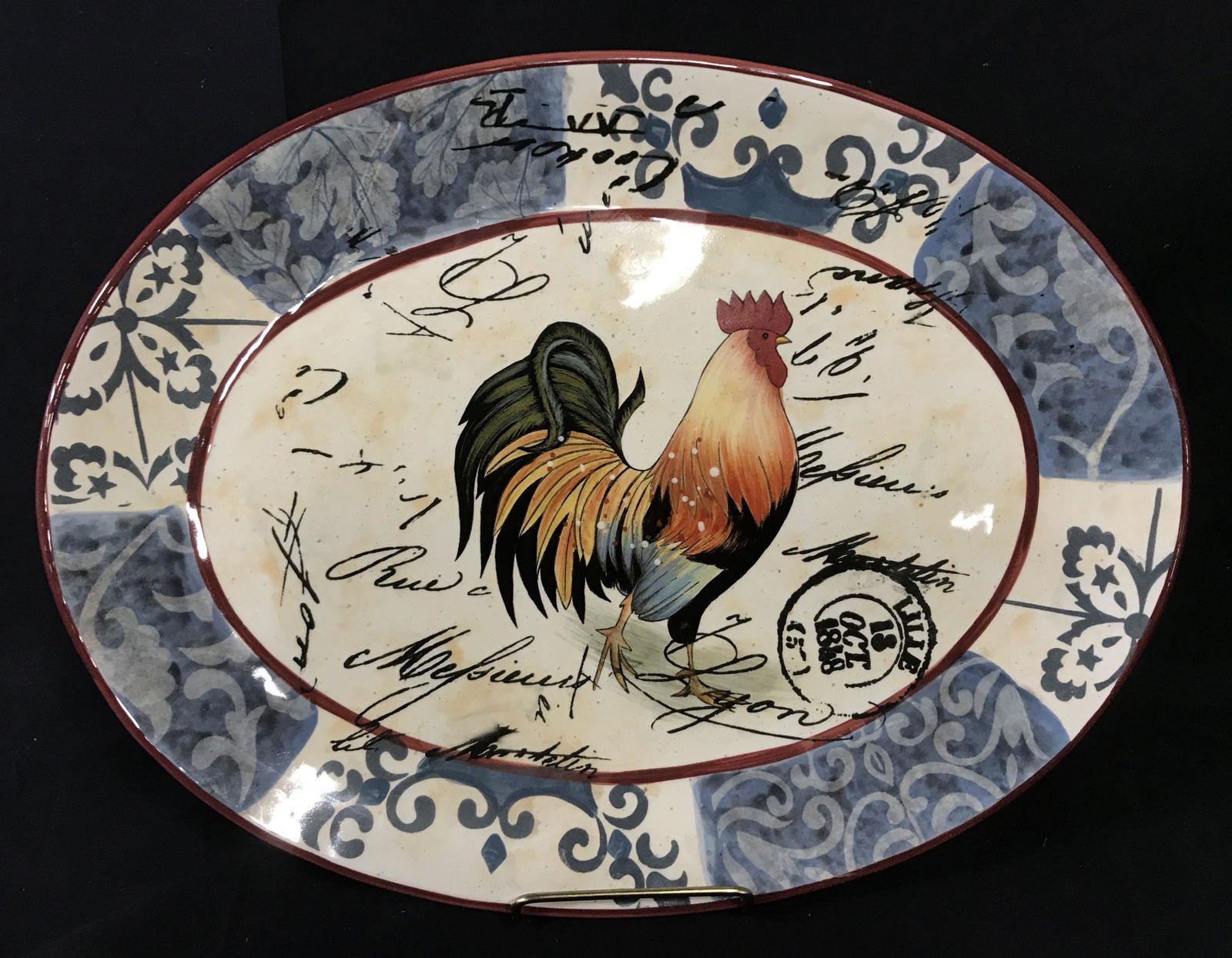 Lot 3 Decorative Serving Dishes and Spoon (1 of 8)