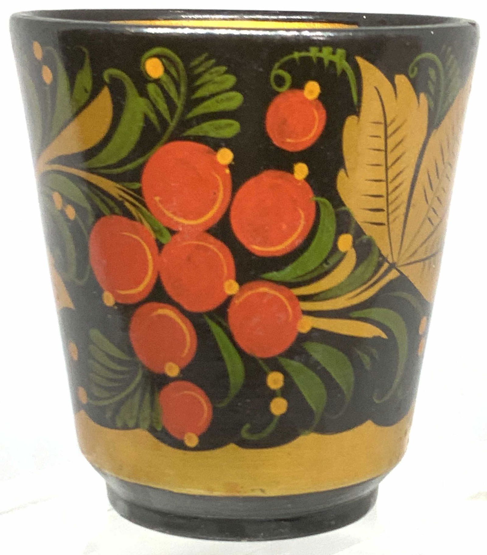 Lot 3 Lacquer Ware Cups and Trinket Plates (1 of 11)