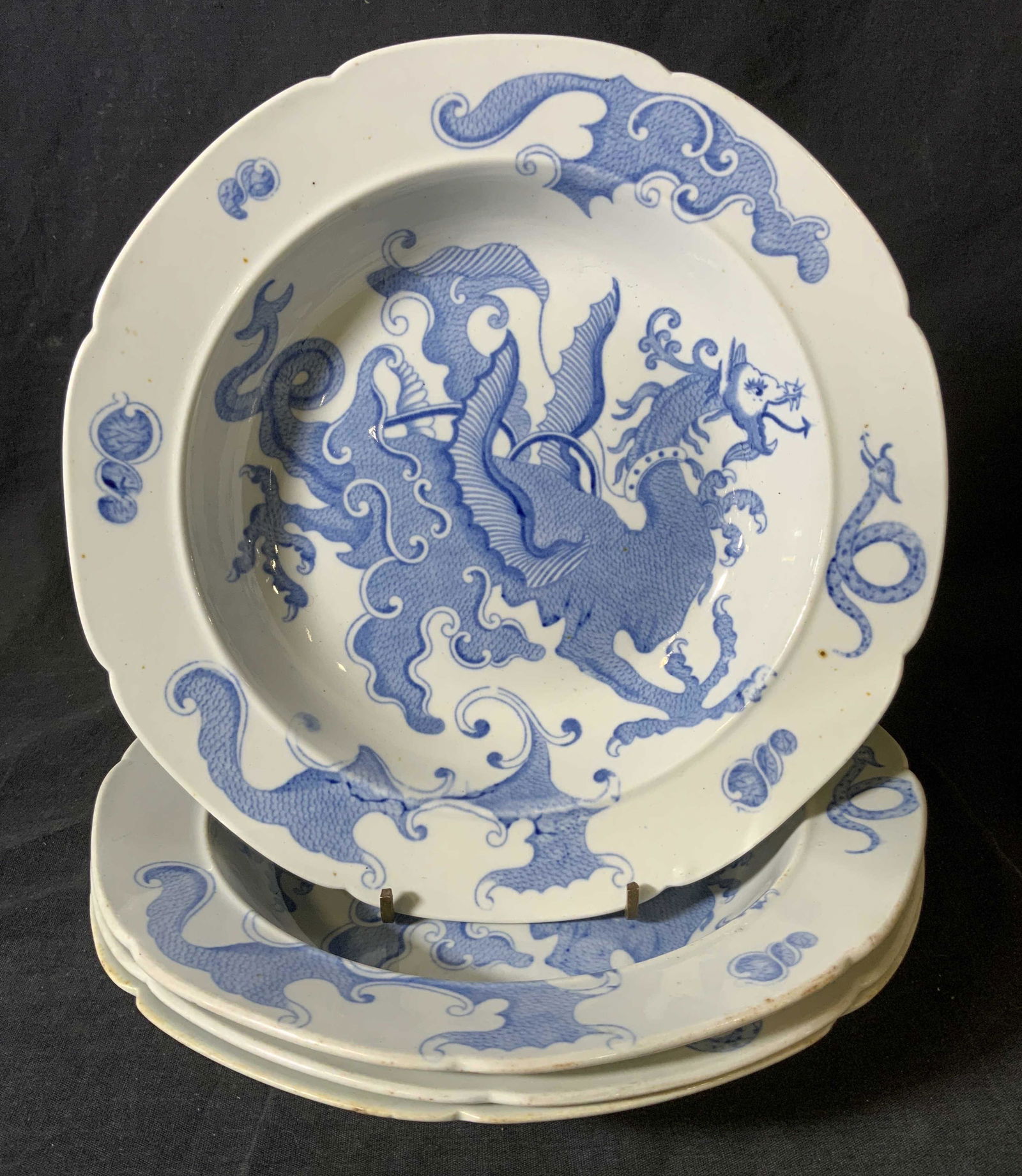 Set 4 Antique MASON’S IRONSTONE Dishes (1 of 8)