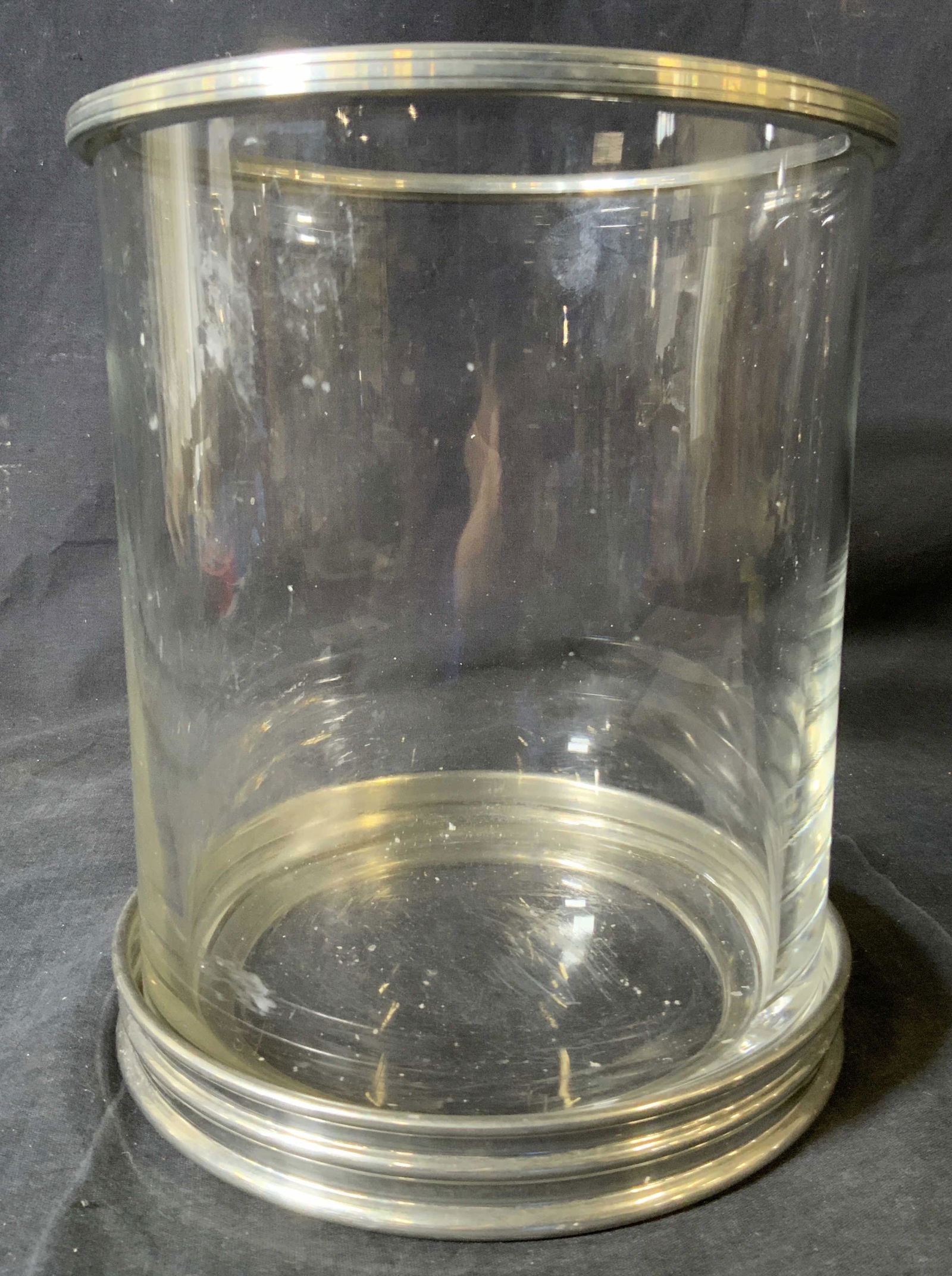 Glass & Pewter Vessel, Italy (1 of 5)