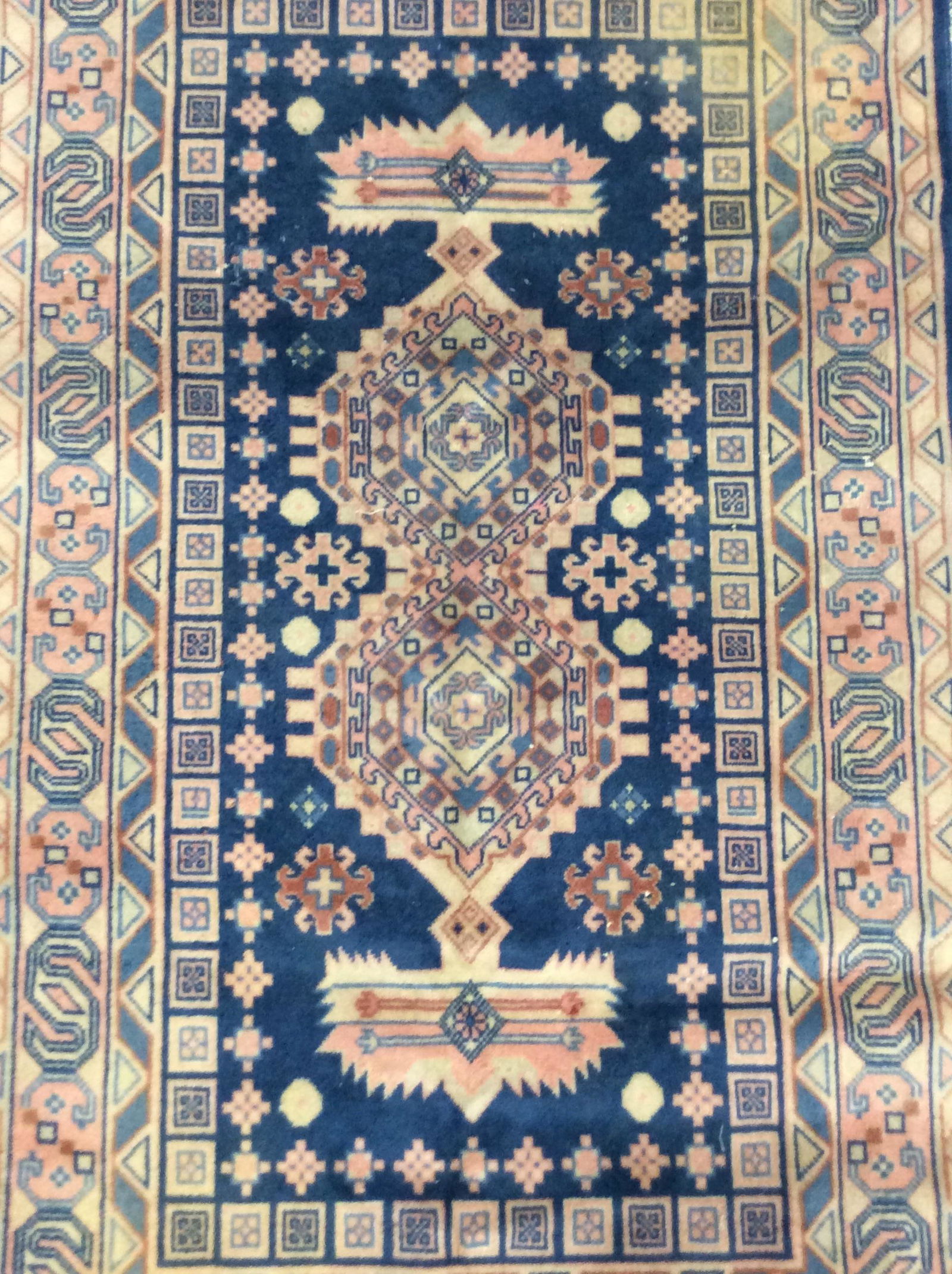 Vintage Oriental Style Throw Rug (1 of 12)