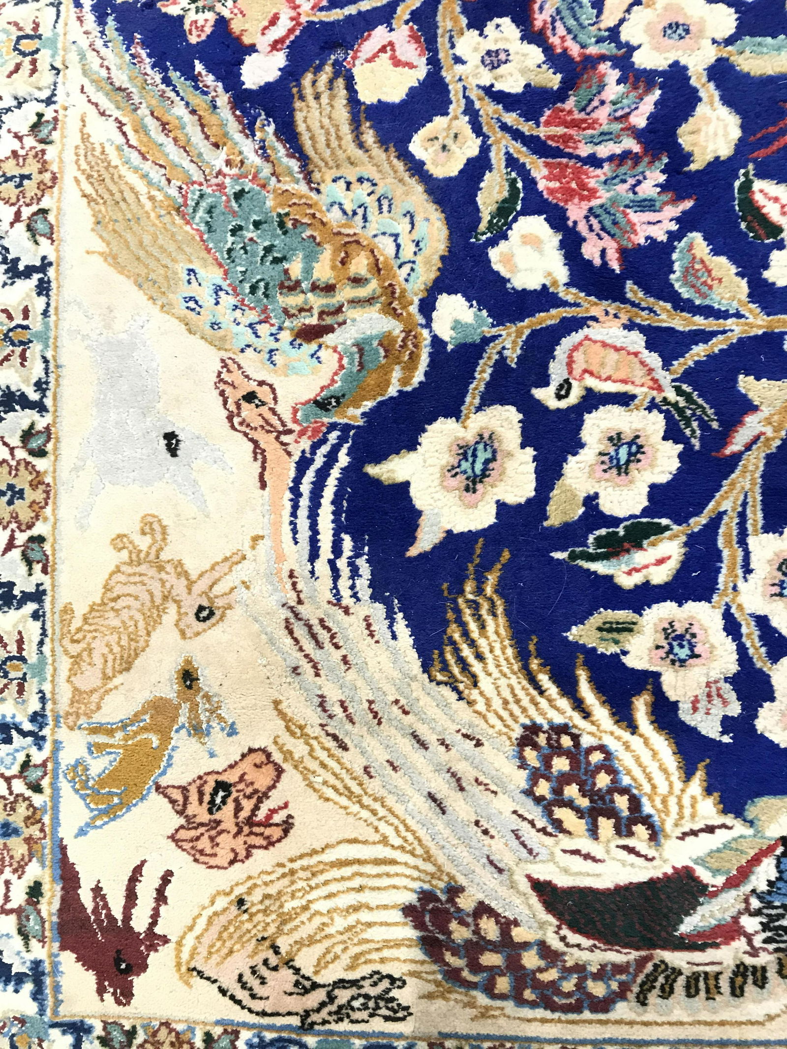 Vintage Handmade Oriental Wool Rug (1 of 10)