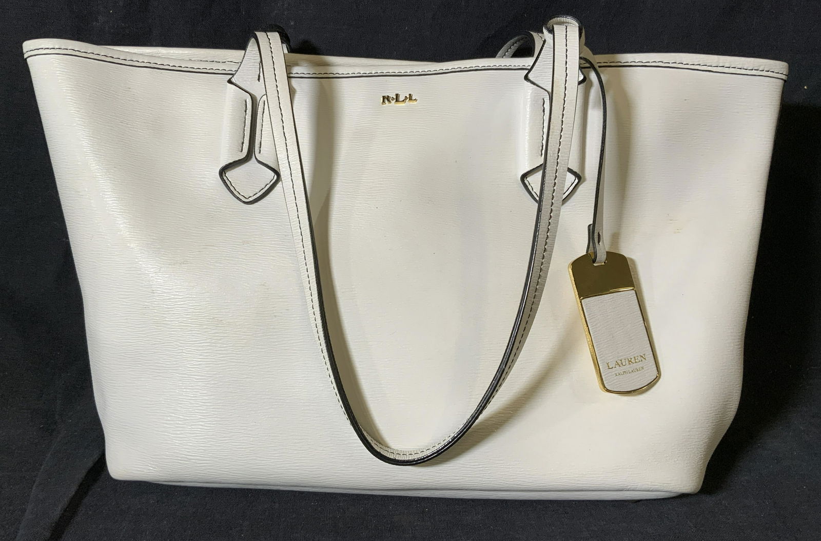 RALPH LAUREN Leather Handbag (1 of 8)
