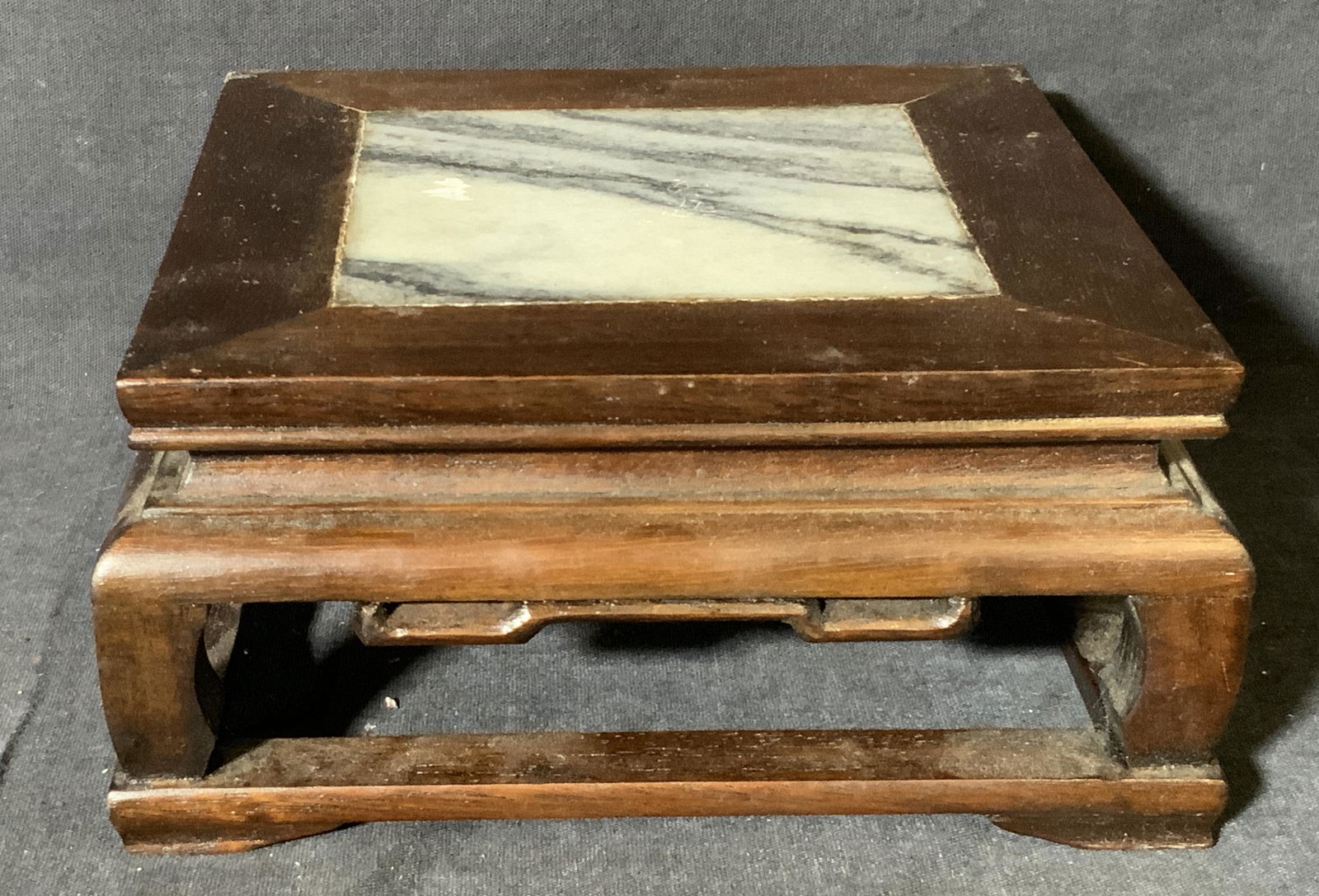 Group Lot 2 Wood & Marble Plant Stands (1 of 5)