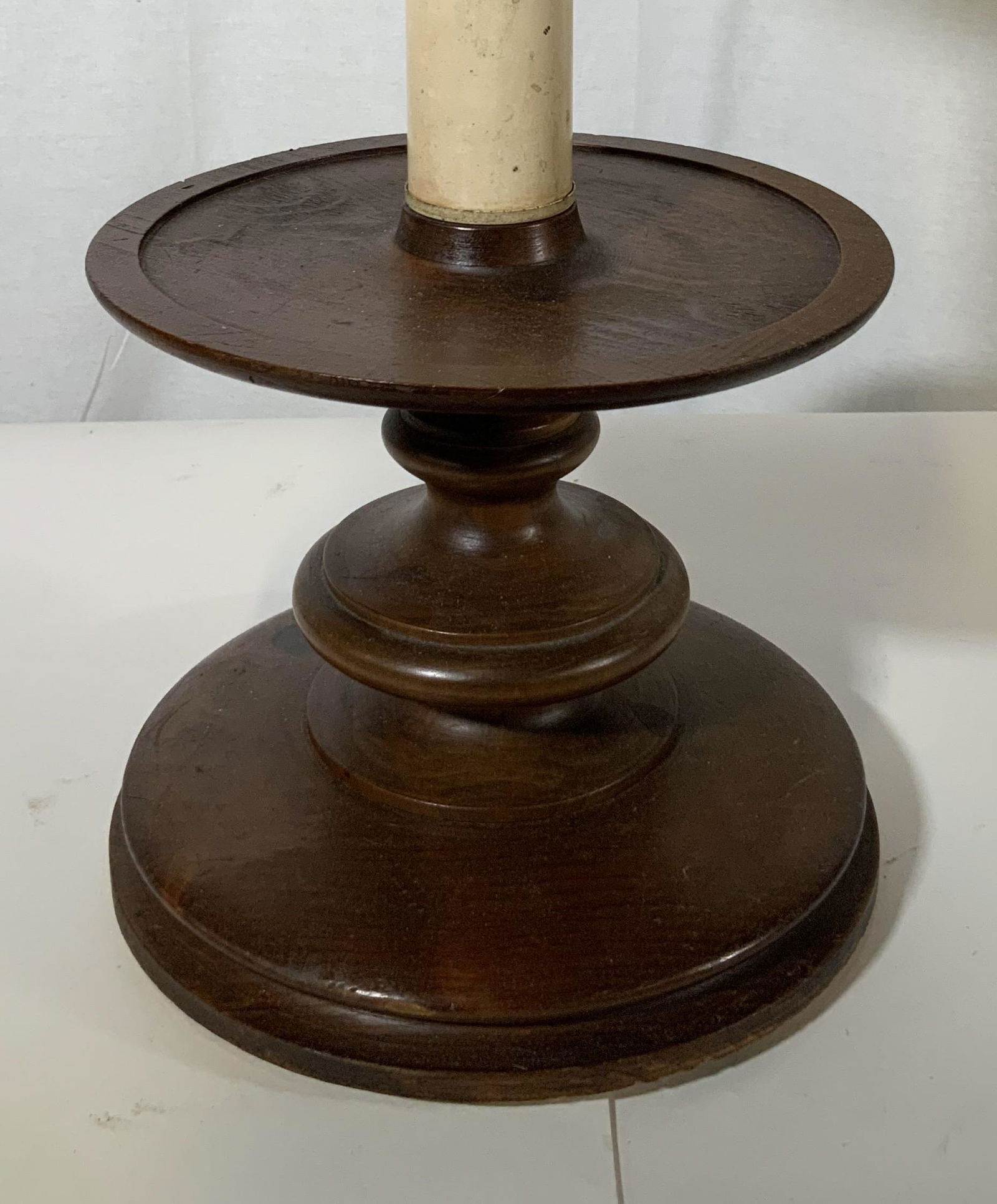 Vintage Wooden Tabletop Lamp (1 of 8)