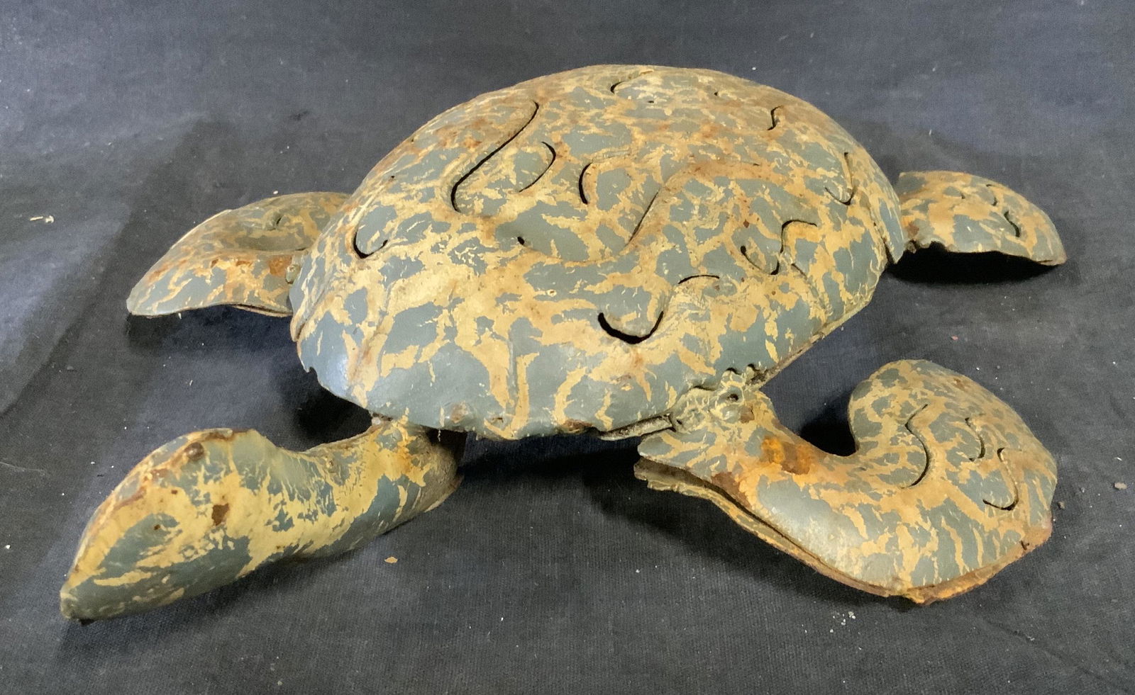 Metal Turtle Figural Sculpture (1 of 7)