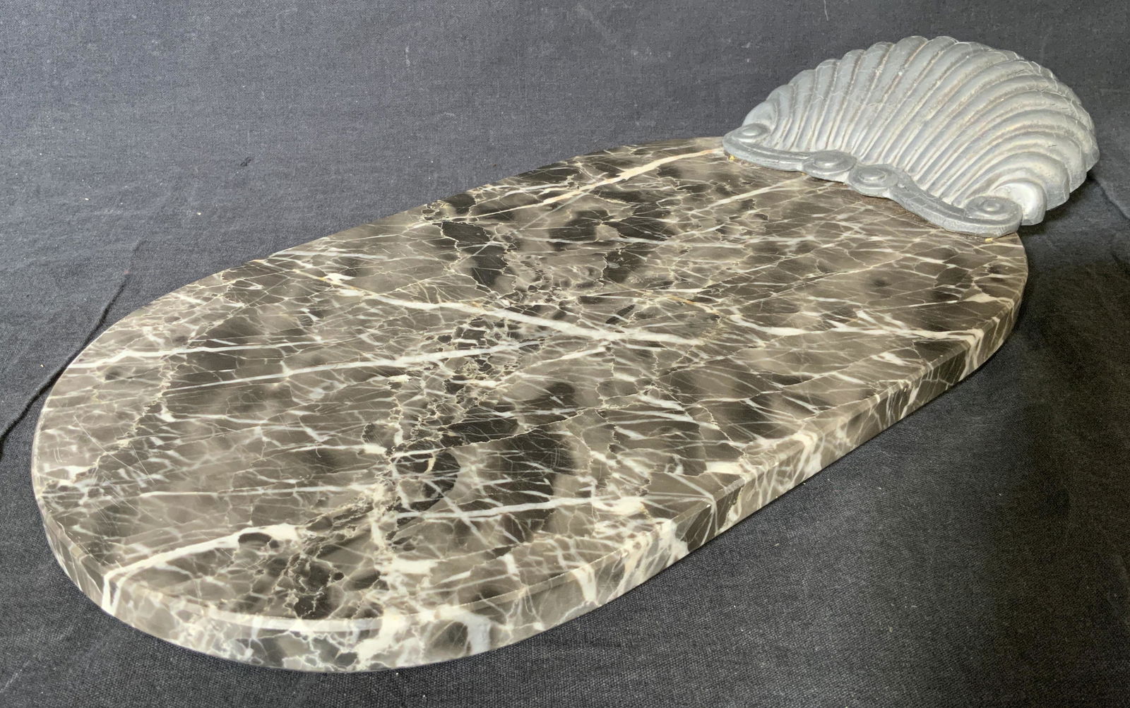 Scallop Shell Handled Marble Cheese Board (1 of 5)