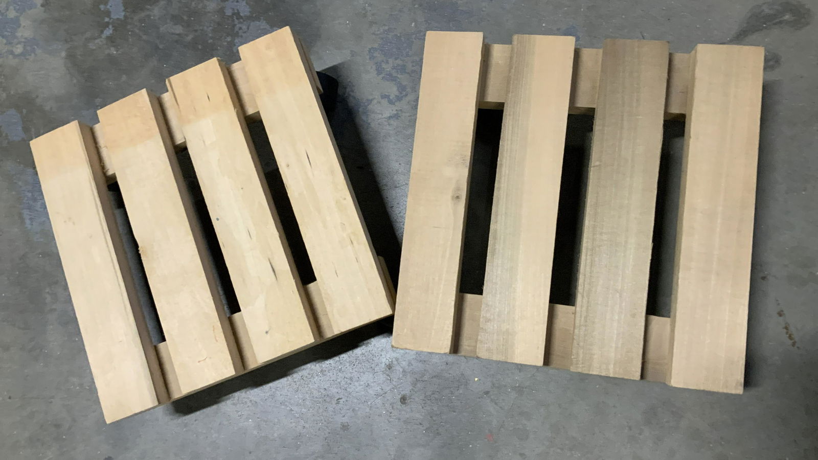 Pair Indoor/Outdoor Wood Plant Caddy With Wheels (1 of 5)