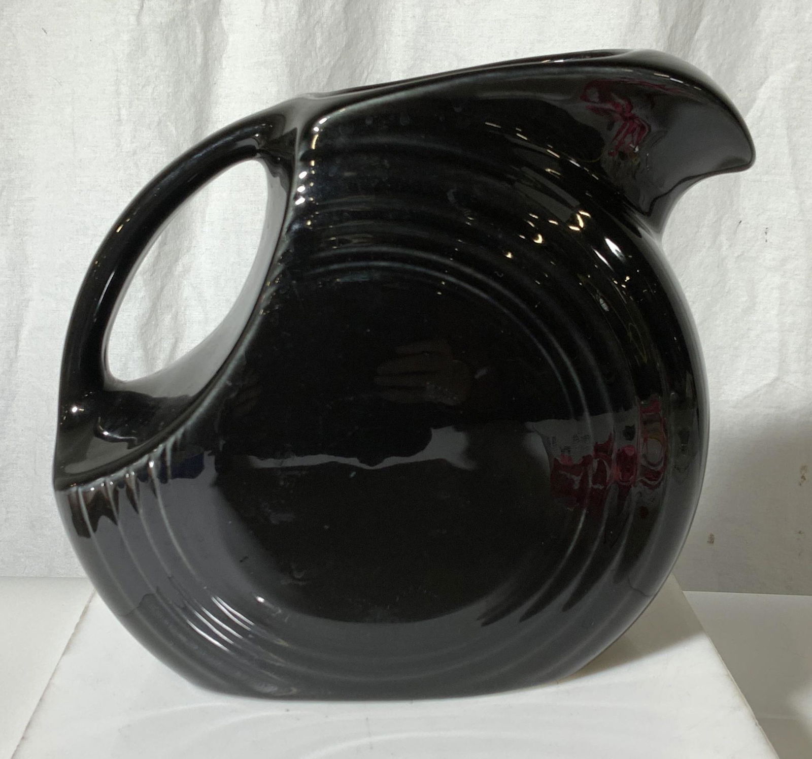 Black FIESTA Ceramic Pitcher (1 of 5)