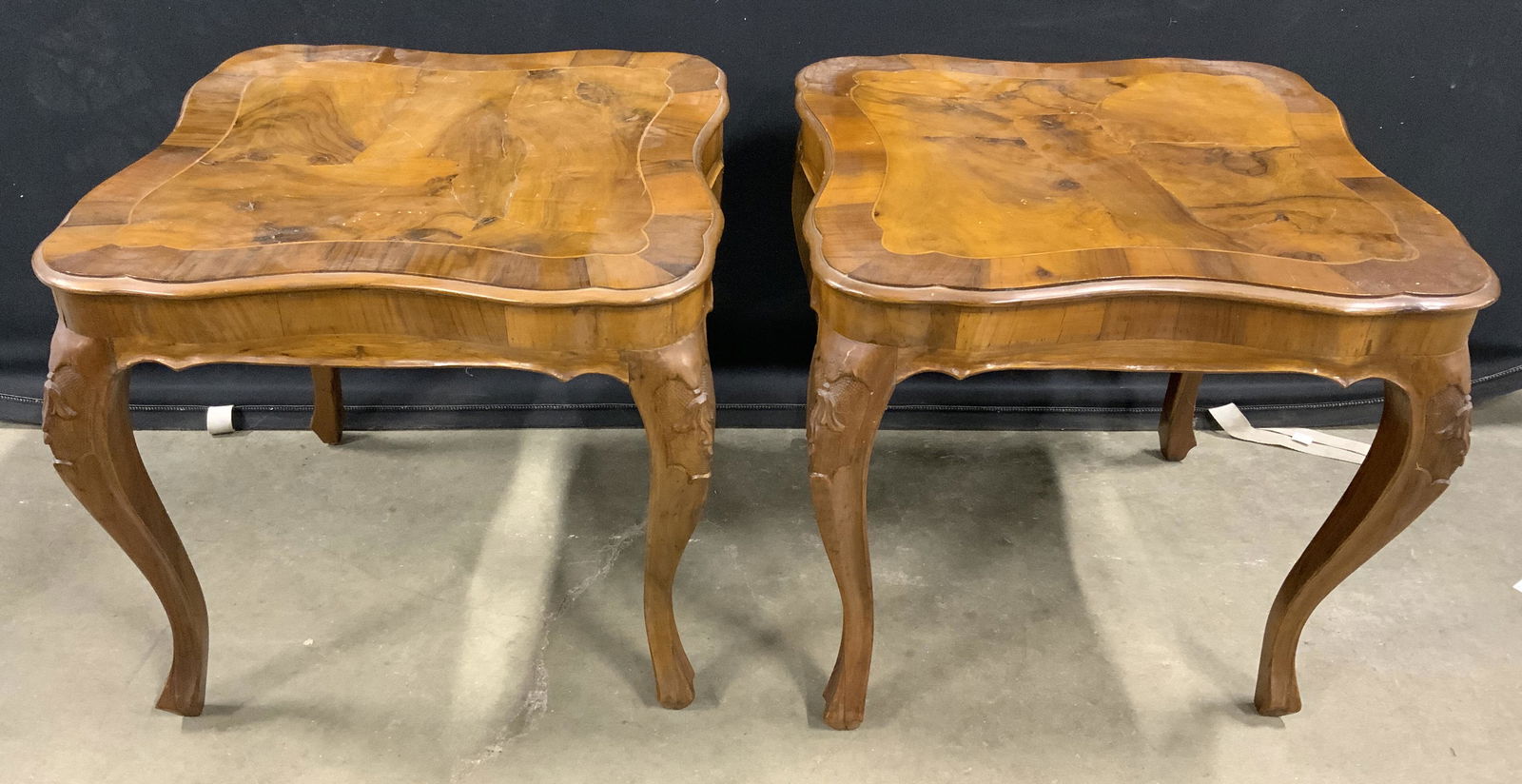 Vintage Carved Wooden Italian Side Tables (1 of 10)
